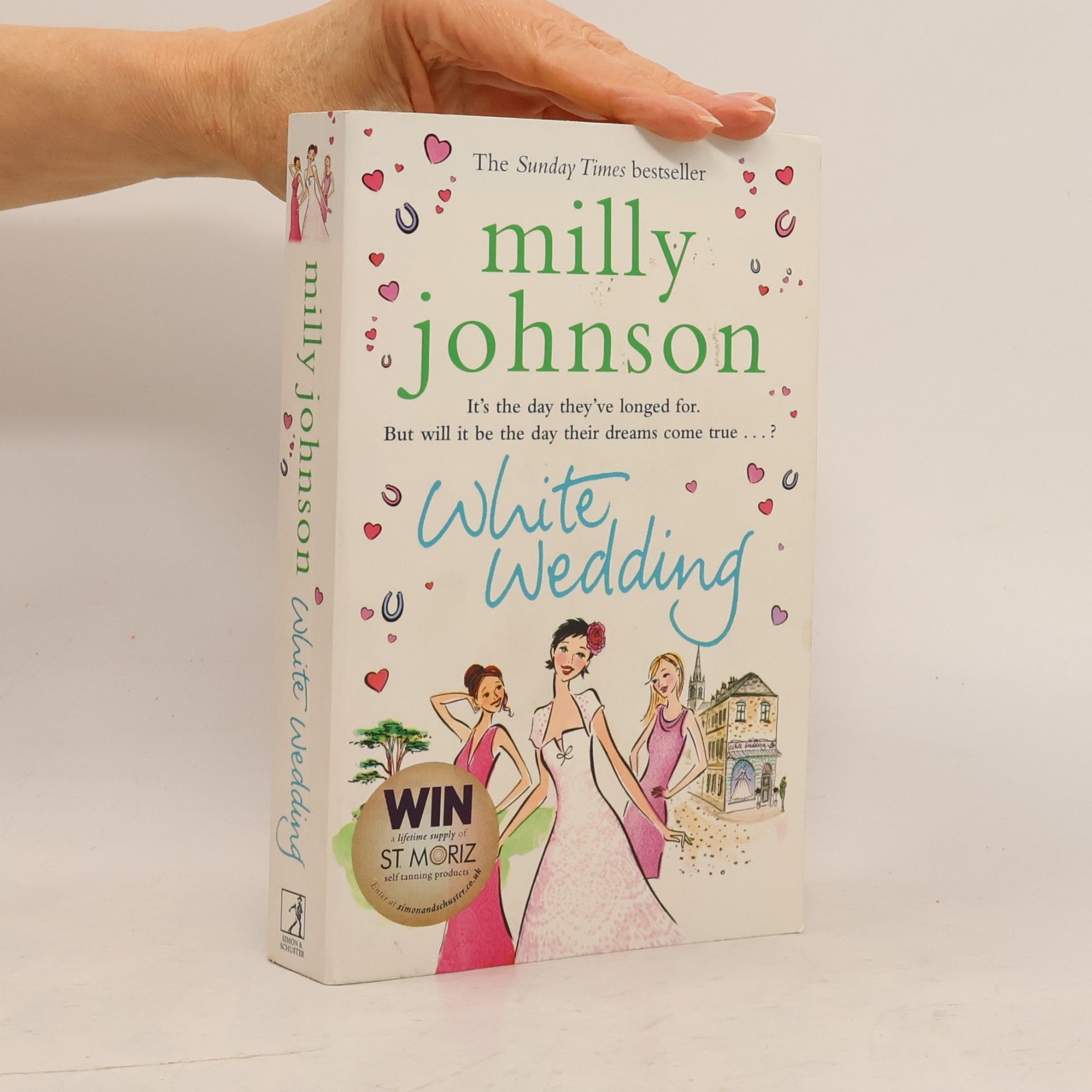Milly Johnson White wedding