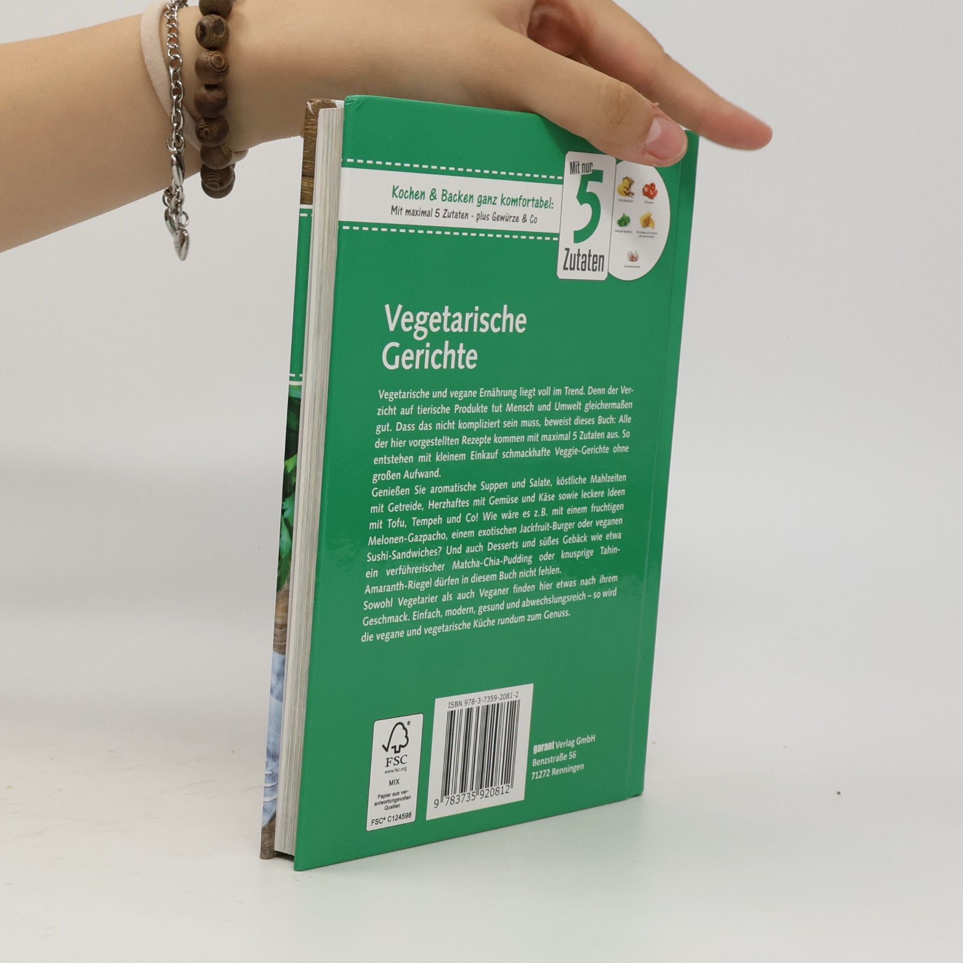 Various authors Vegetarische Gerichte mit nur 5 Zutaten