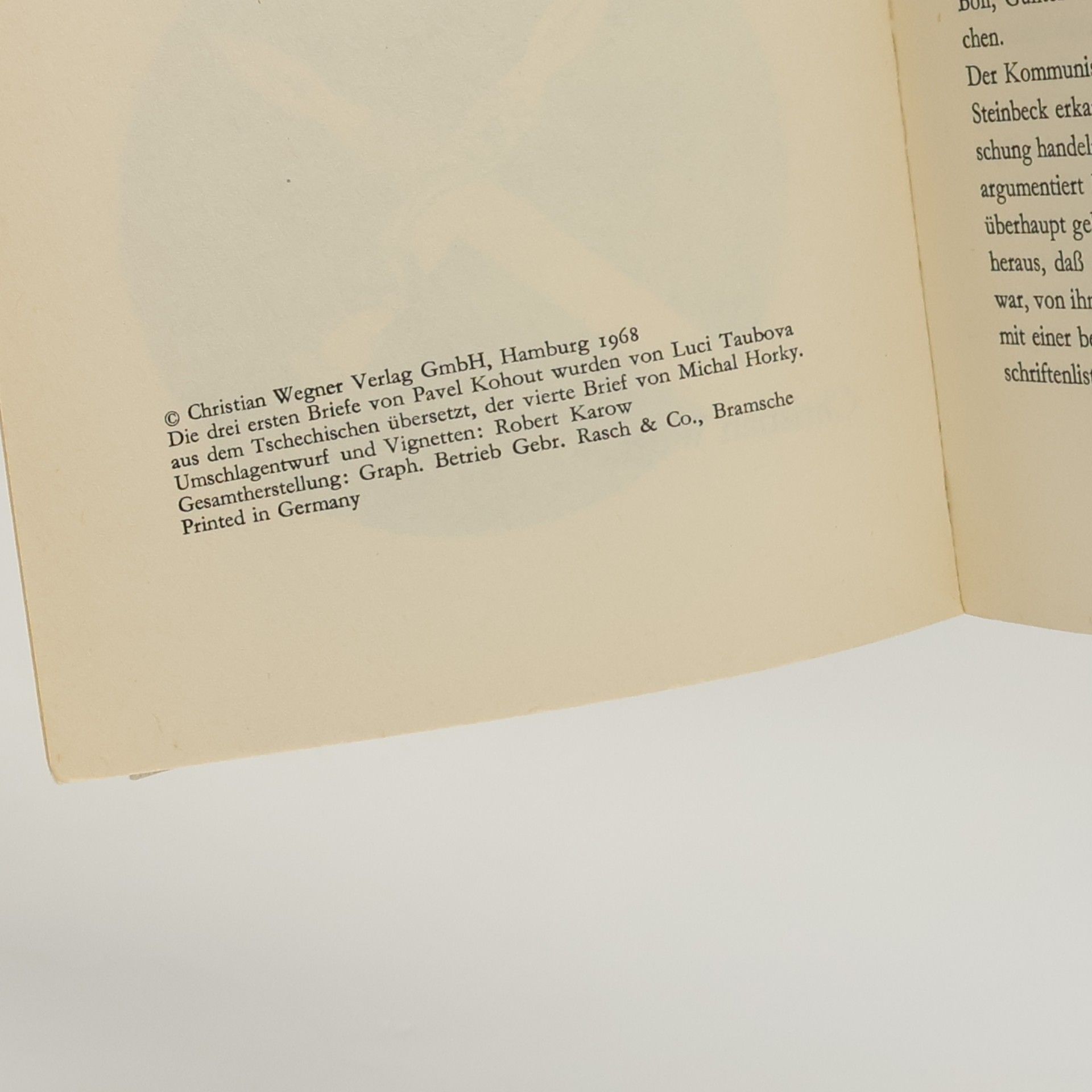 Günter Grass Briefe über die Grenze
