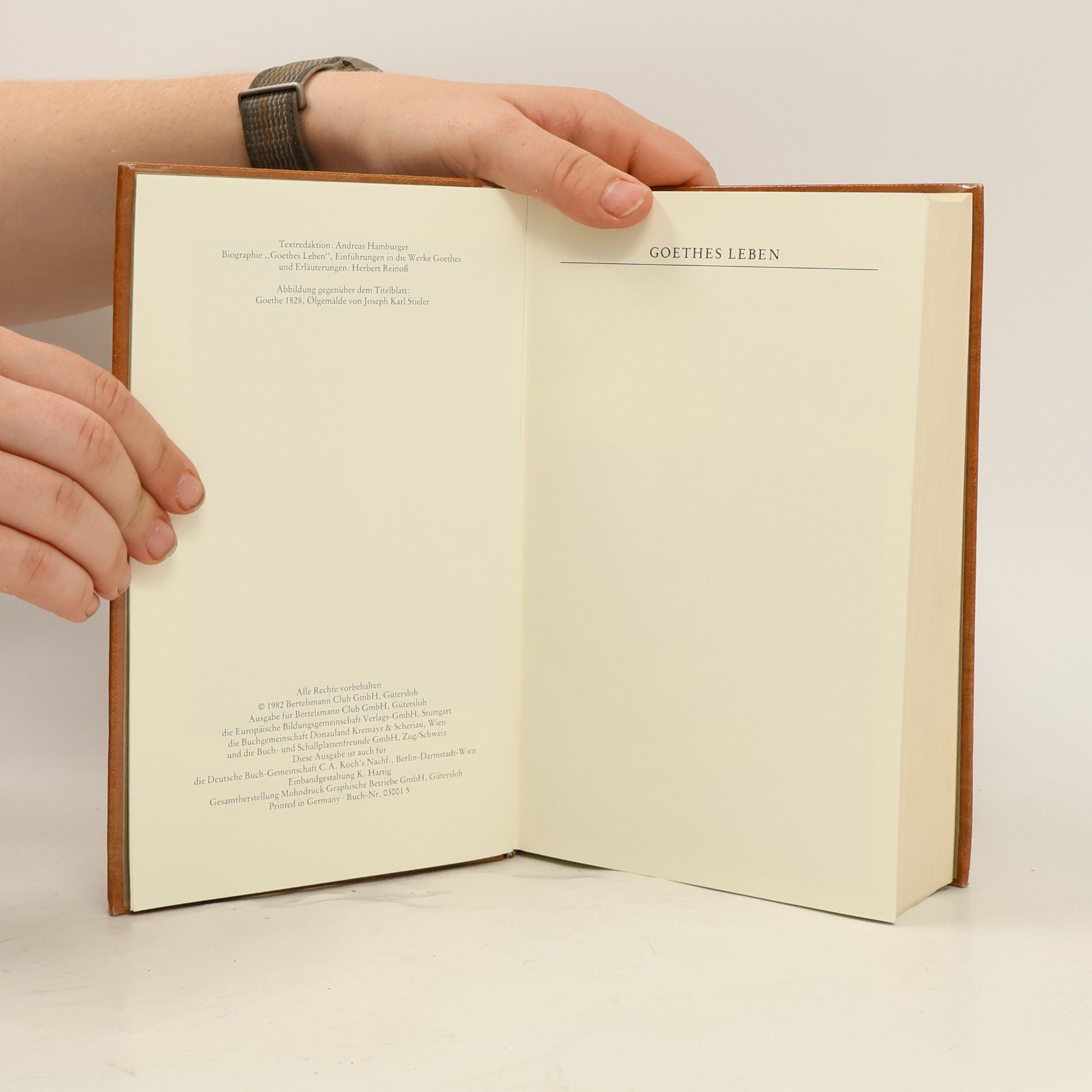 Johann Wolfgang von Goethe Goethe Werke 1