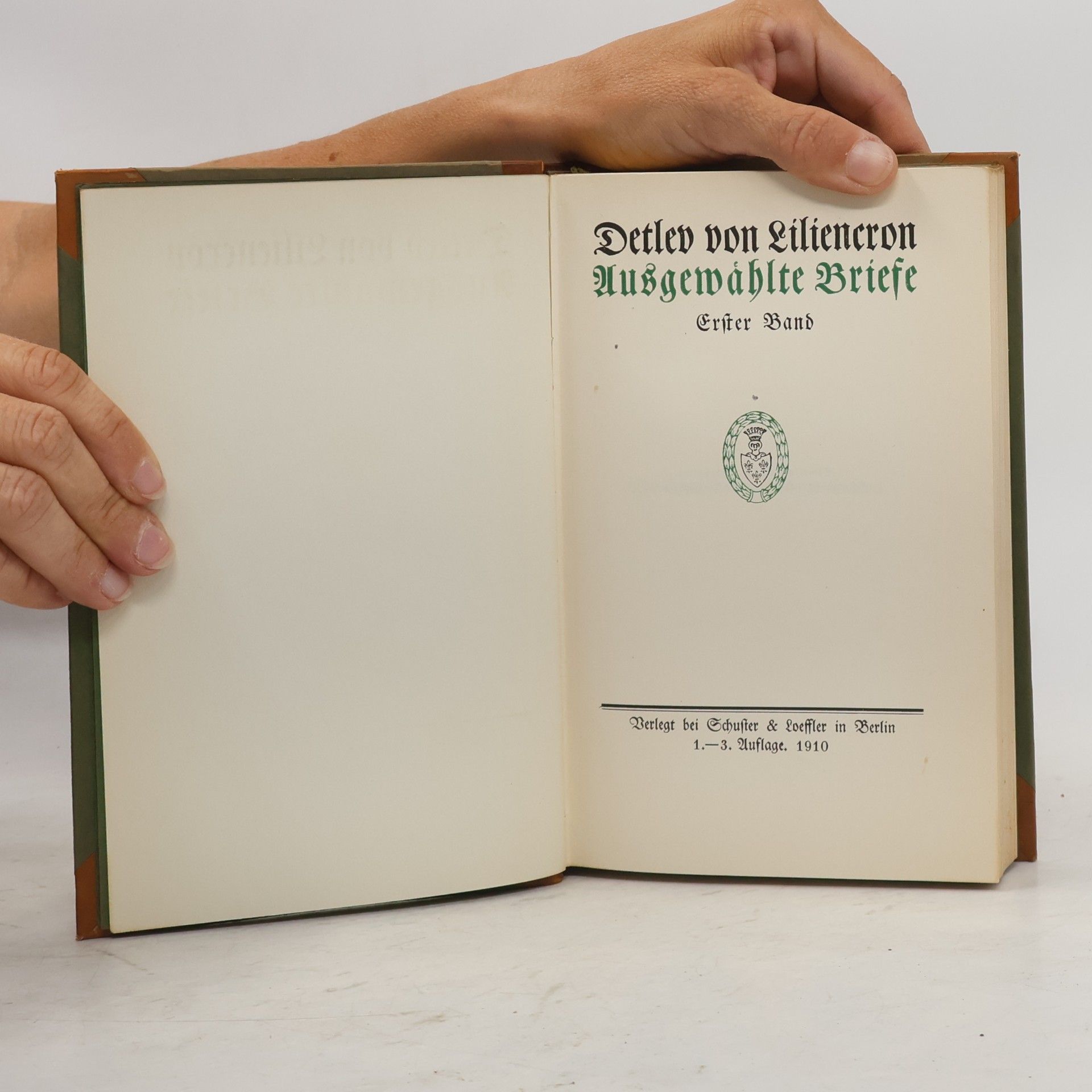 Detlev von Liliencron Ausgewählte Briefe