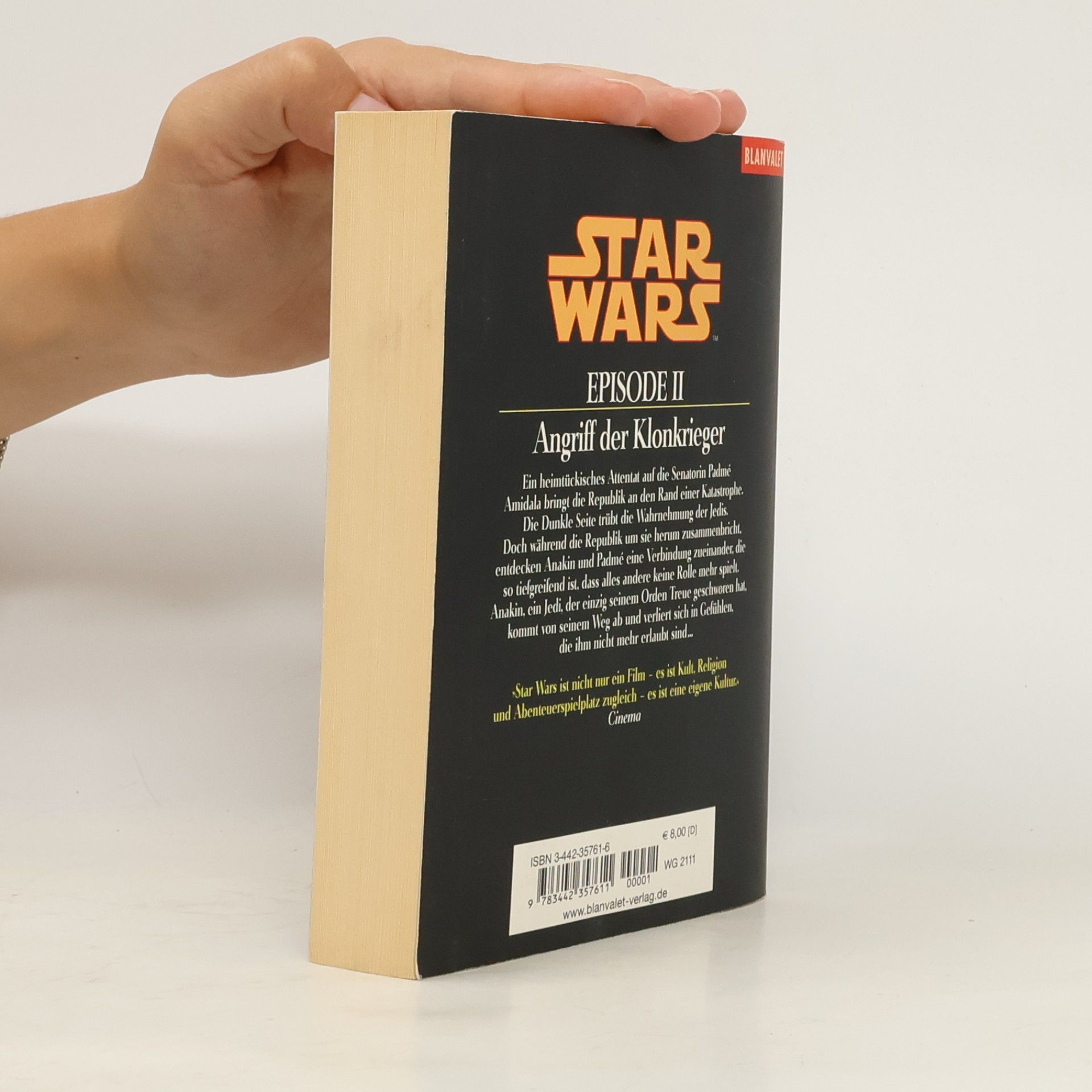 R. A. Salvatore Star Wars Episode II - Angriff der Klonkrieger