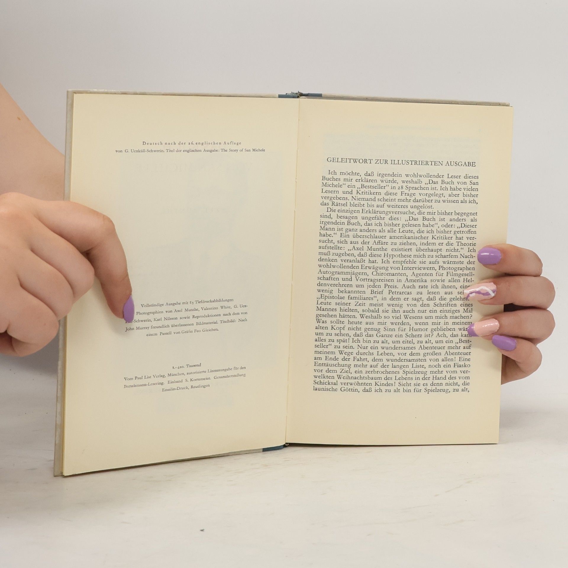 Axel Munthe Das Buch von San Michele