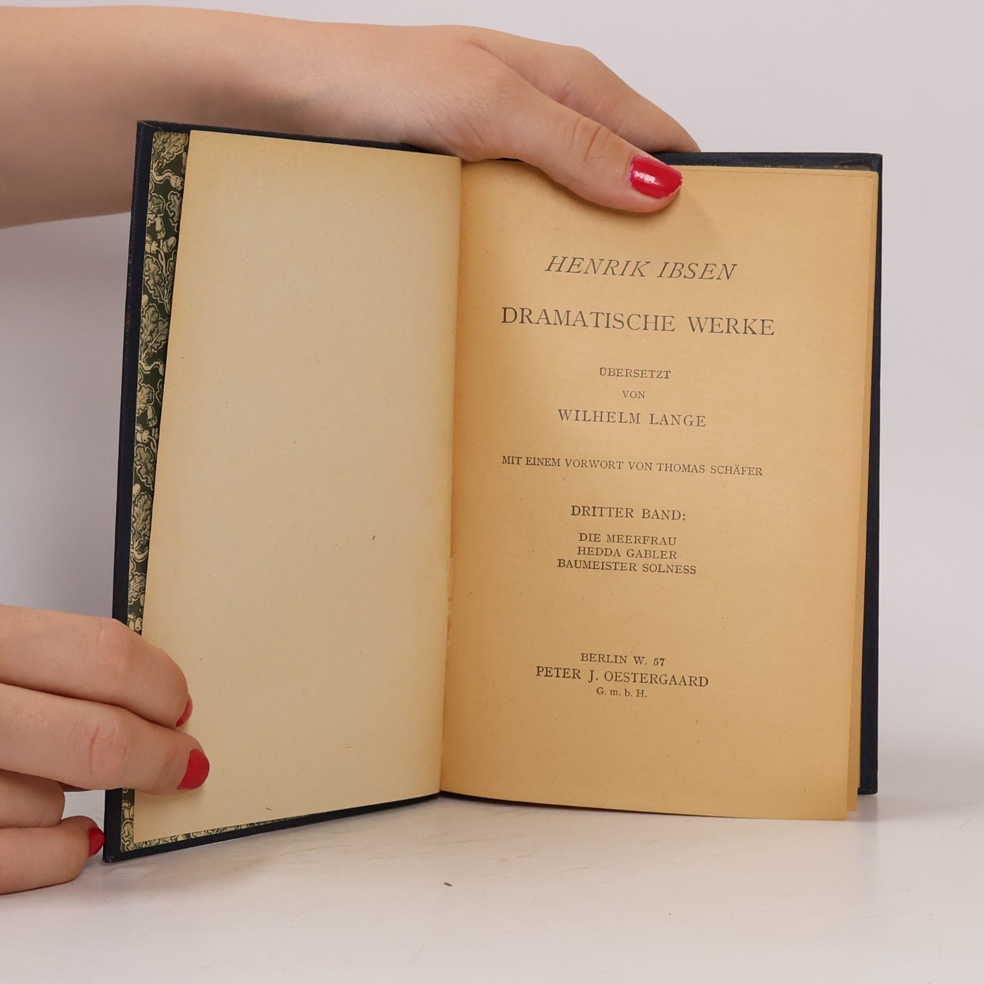 Henrik Ibsen Dramatische Werke III.