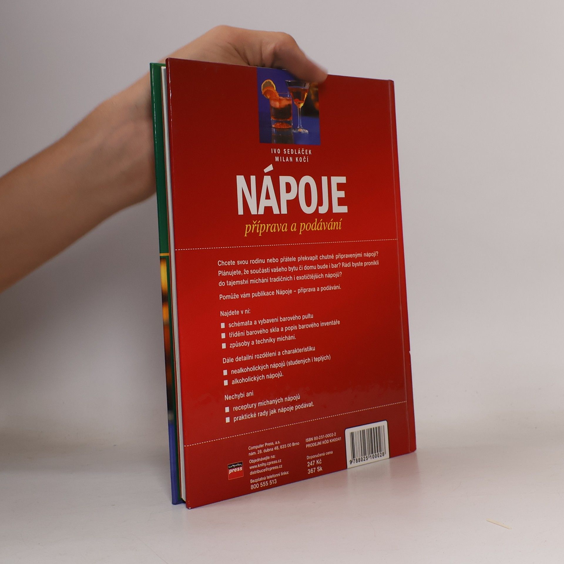 Ivo Sedláček Nápoje - příprava a podávání