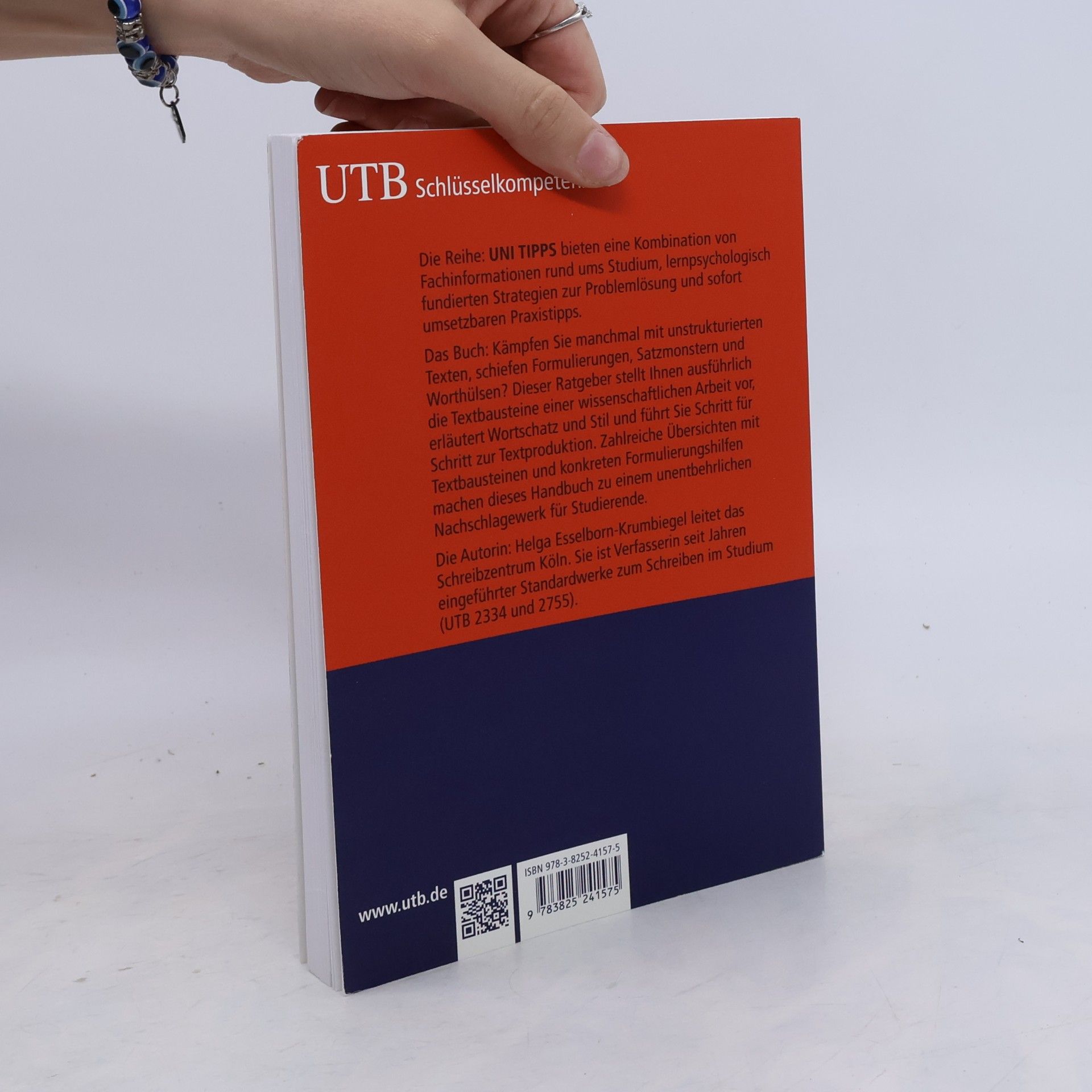 Helga Esselborn-Krumbiegel UTB - 3429: Richtig wissenschaftlich Schreiben - 3. Auflage