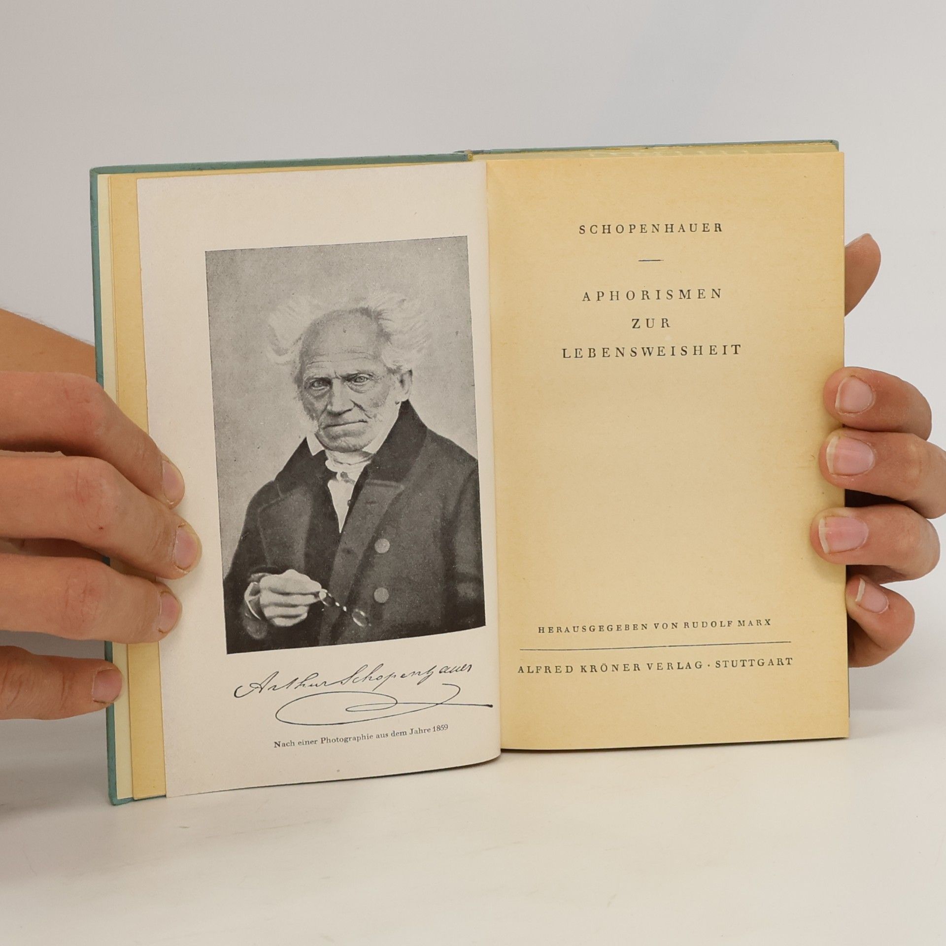 Arthur Schopenhauer Aphorismen zur Lebensweisheit