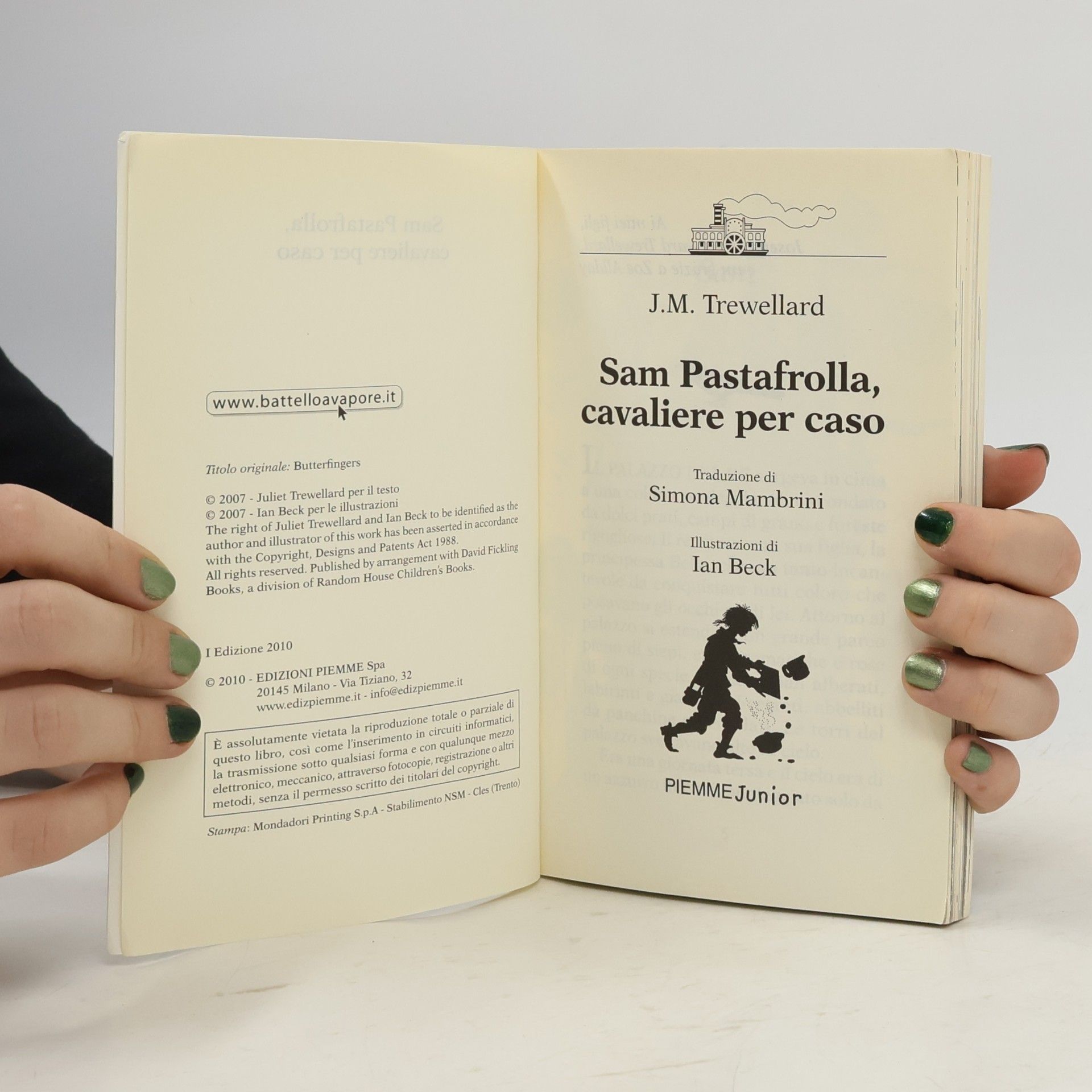 Juliet M. Trewellard Il Battello a Vapore. Serie Azzurra - 113: Sam Pastafrolla cavaliere per caso