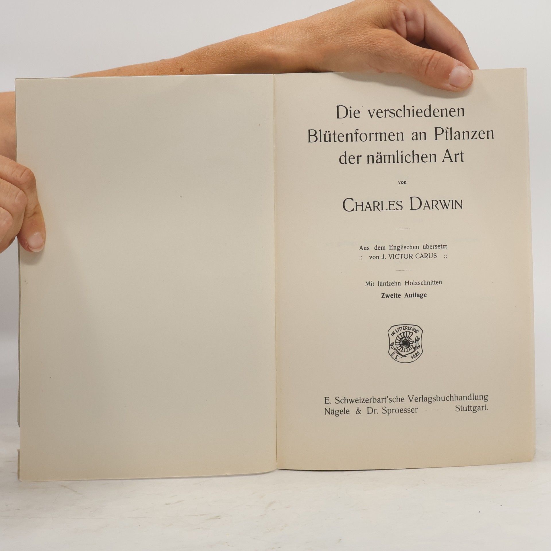 Charles Darwin Die verschiedenen Blütenformen an Pflanzen der nämlichen Art