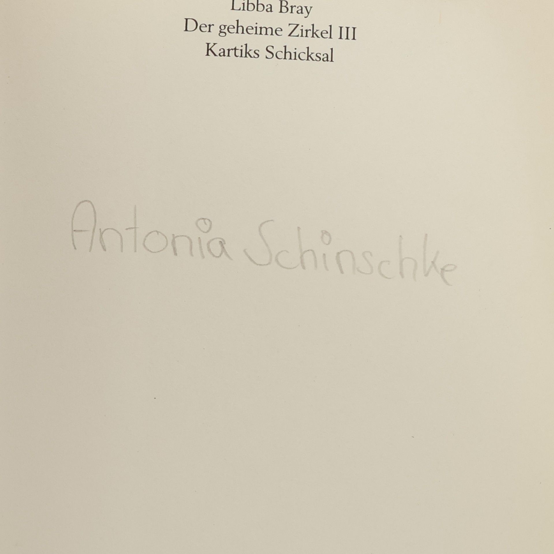 Libba Bray Der geheime Zirkel