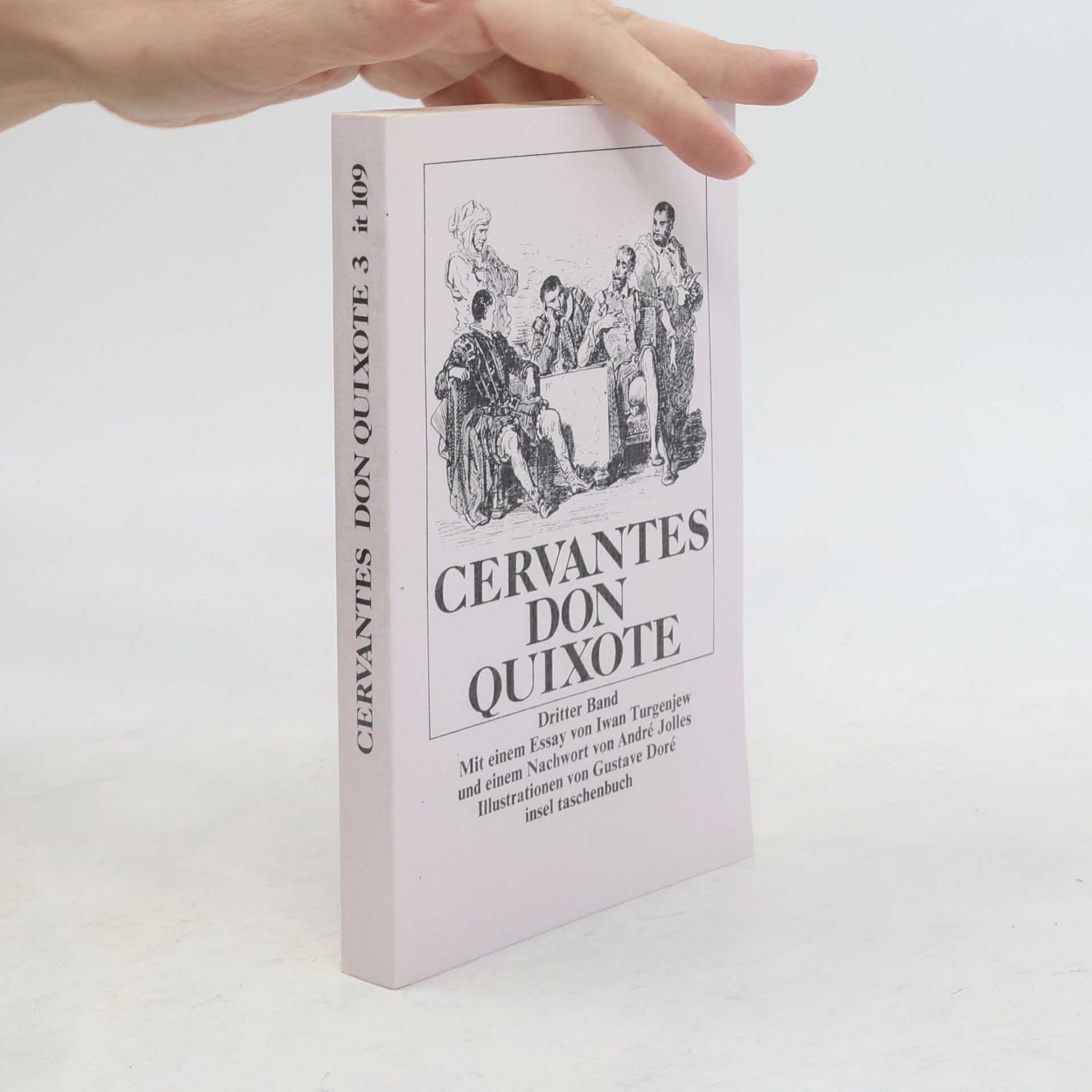 Miguel de Cervantes Der scharfsinnige Ritter Don Quixote von der Mancha, in 3 Bdn.