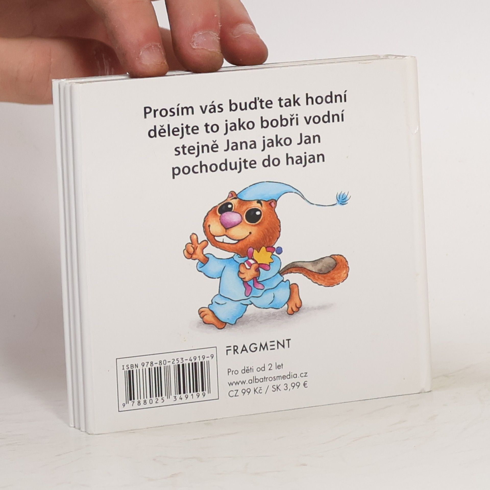 Jan Vodňanský Když jde malý bobr spát