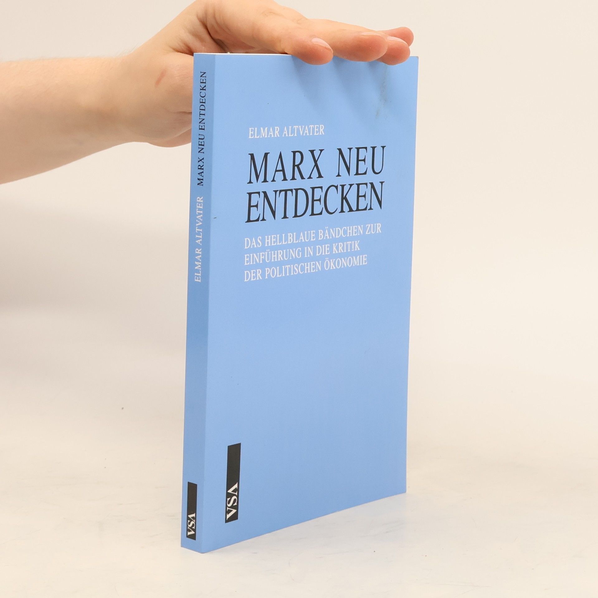 Elmar Altvater Marx neu entdecken