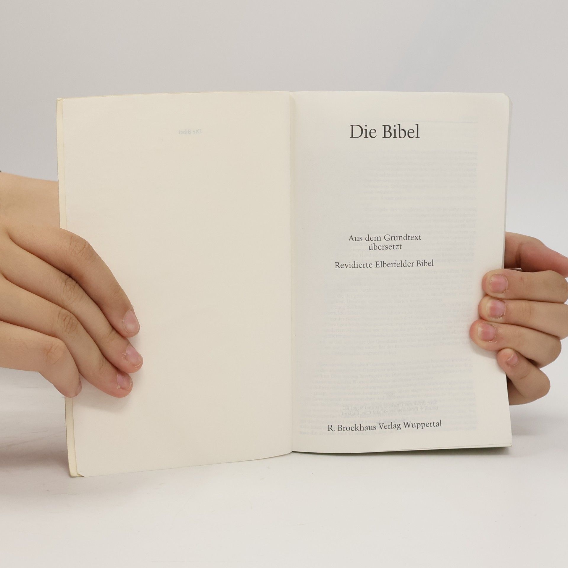 Autorenkollektiv Die Bibel Revidierte Elberfelder Bibel