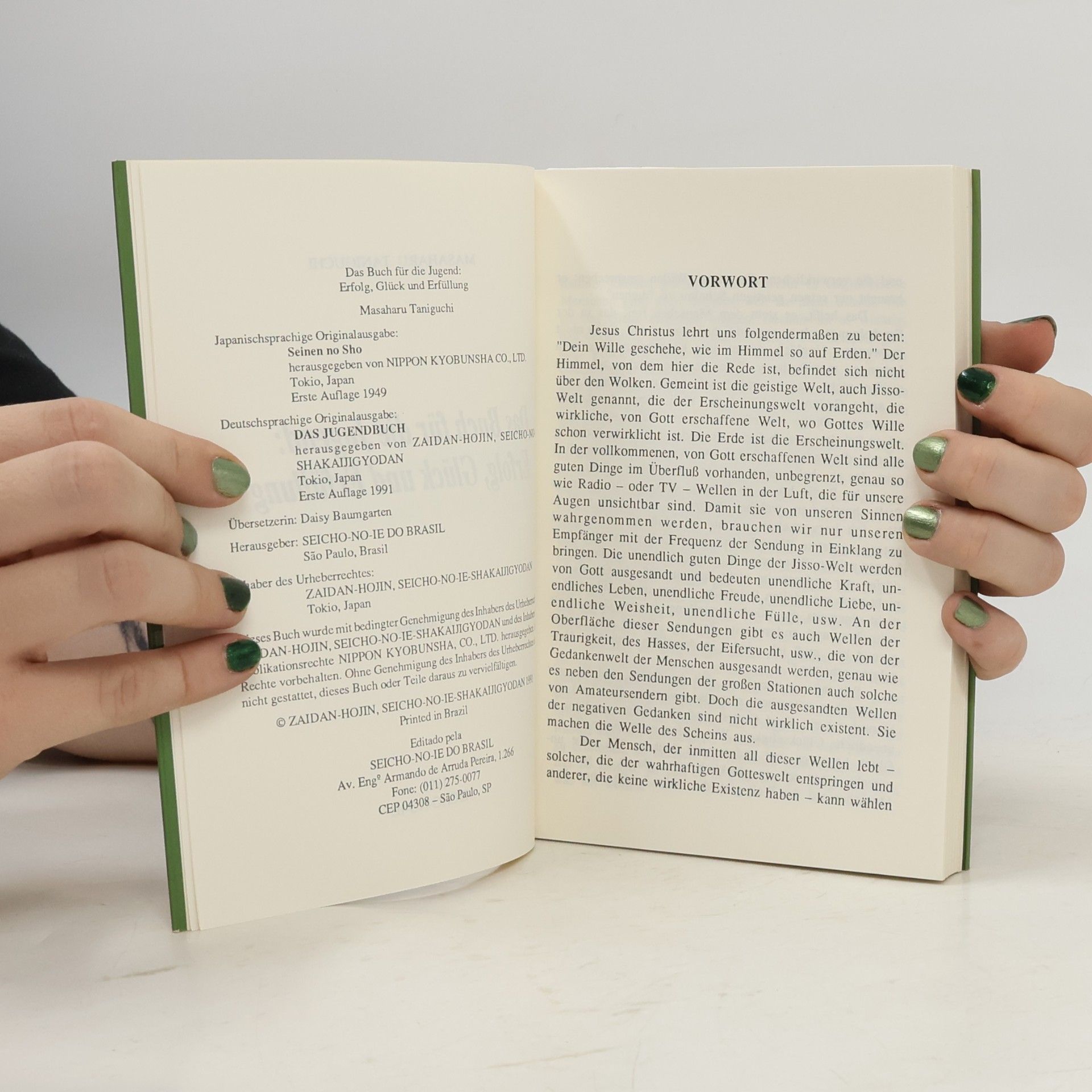 Masaharu Taniguchi Das Buch für die Jugend