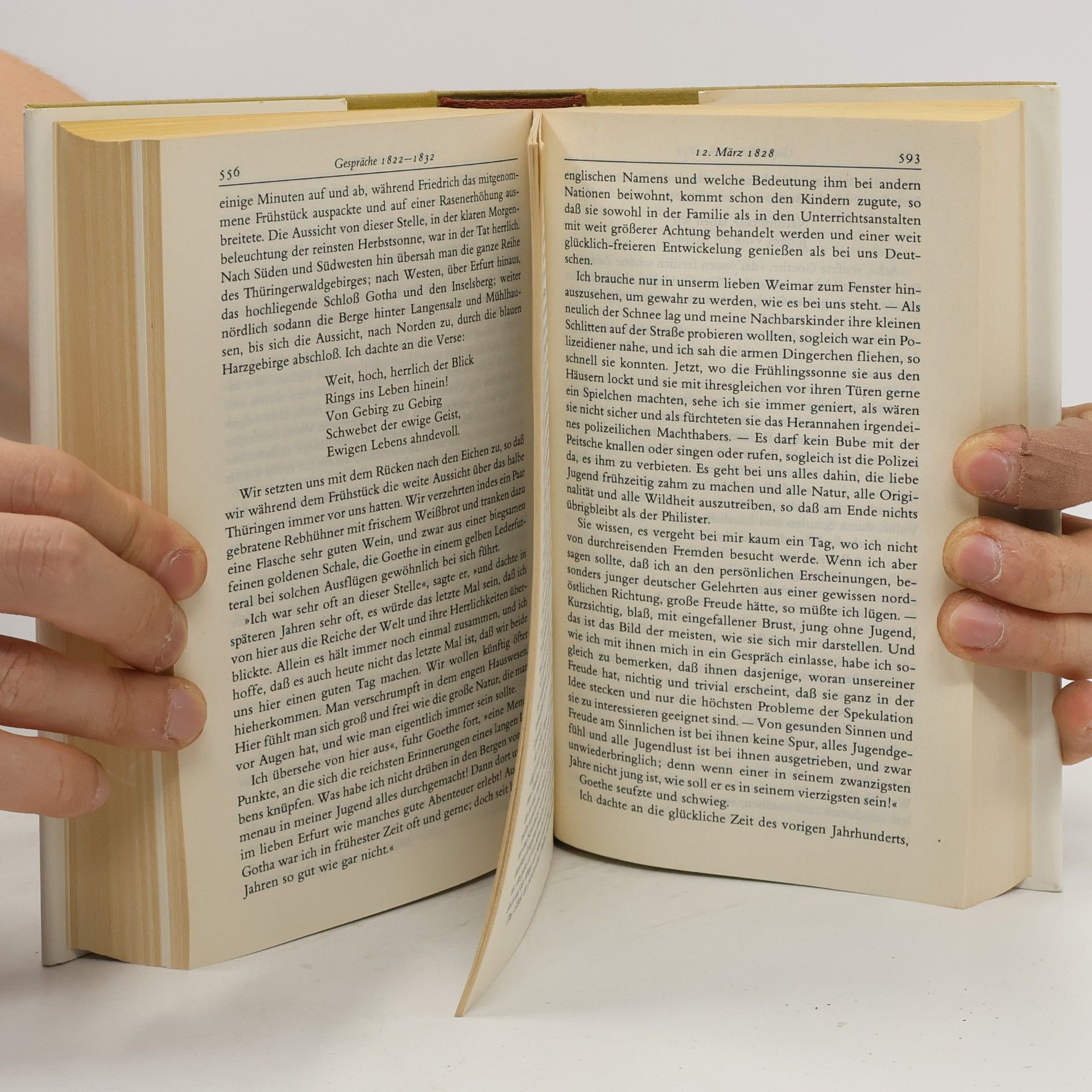 Johann Peter Eckermann Gespräche mit Goethe in den letzten Jahren seines Lebens