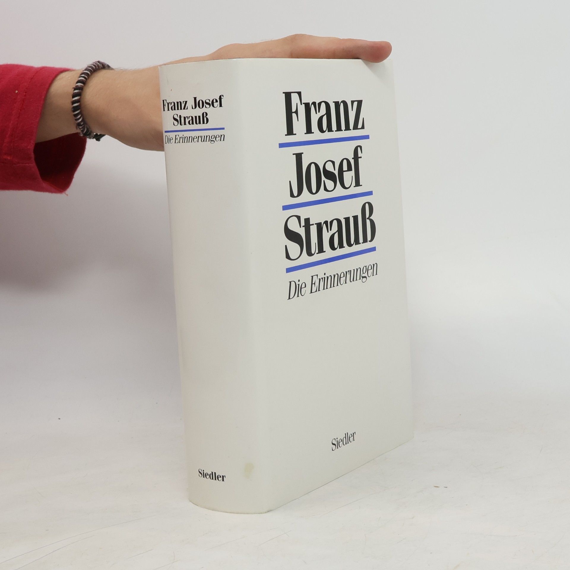 Franz Josef Strauß Die Erinnerungen