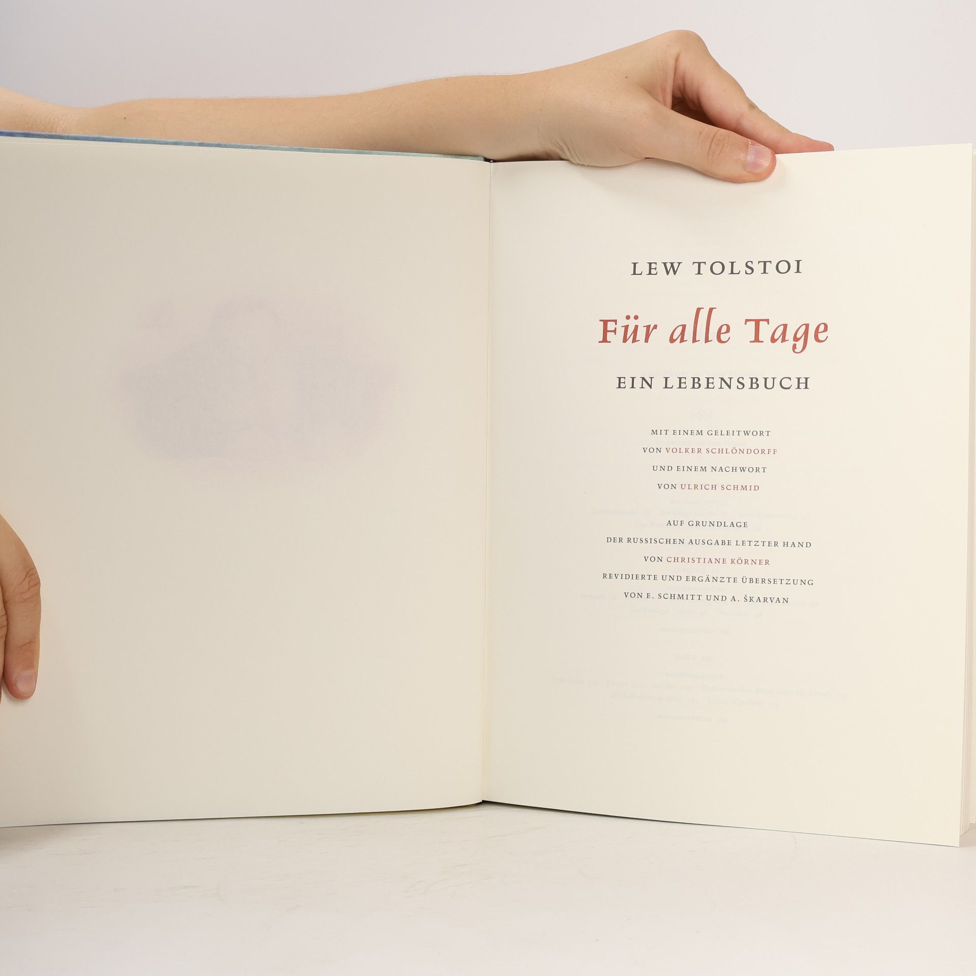 Leone Tolstoi Für alle Tage