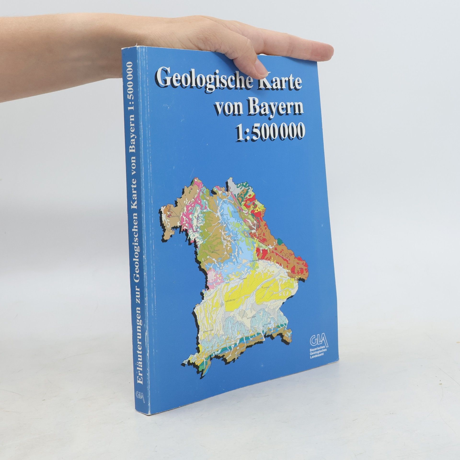 Walter Freudenberger Geologische Karte von Bayern 1:500 000