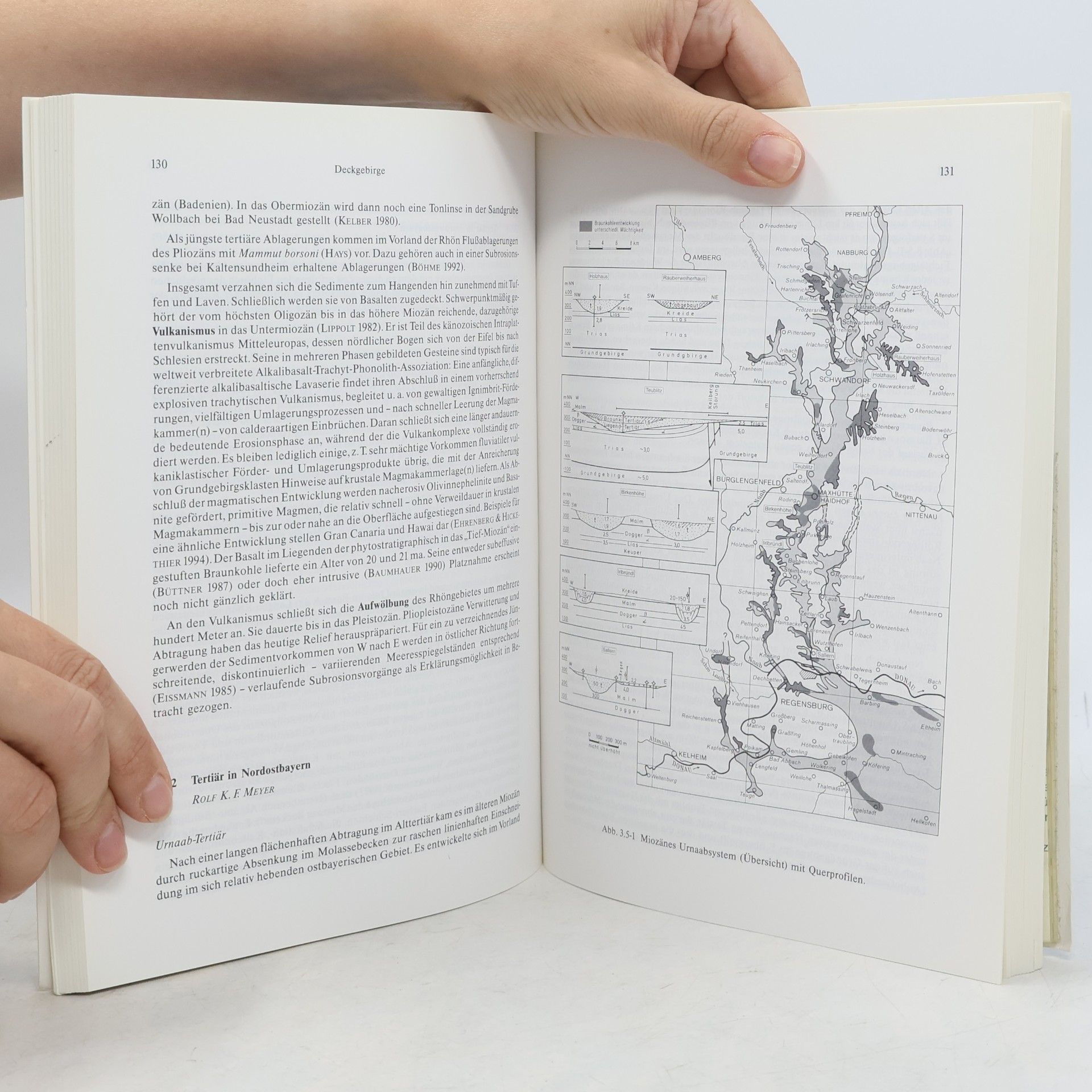 Klaus Schwerd Geologische Karte von Bayern 1:500 000