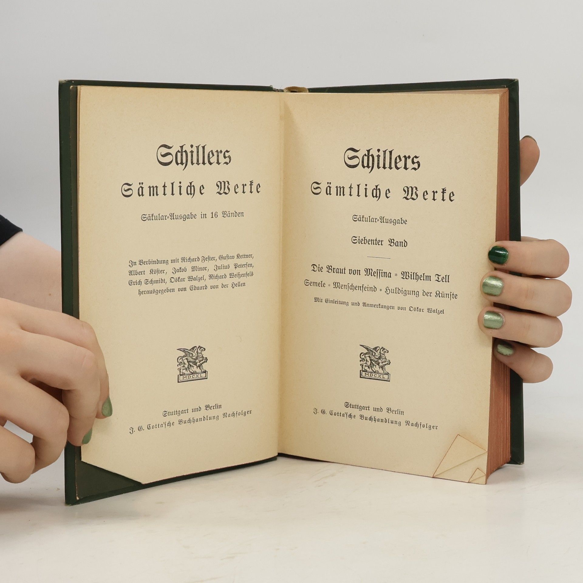 Friedrich Schiller Schillers sämtliche Werke. Band 7