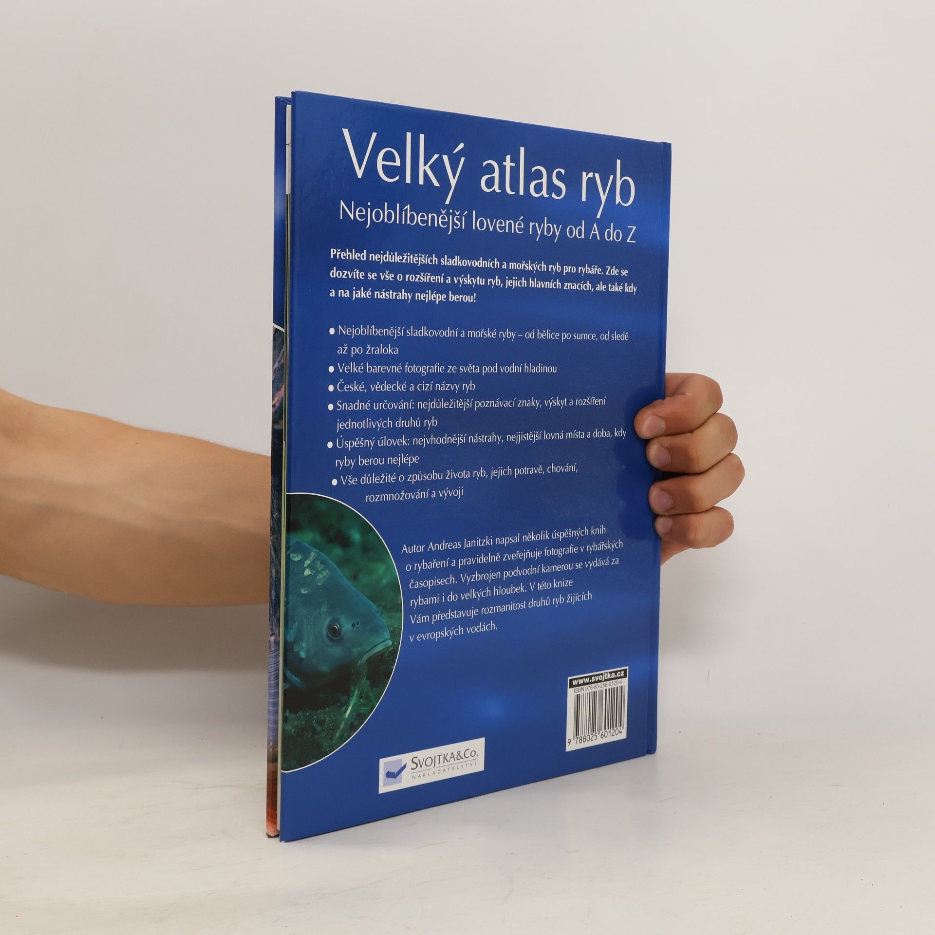 Andreas Janitzki Velký atlas ryb : nejoblíbenější lovené ryby od A do Z