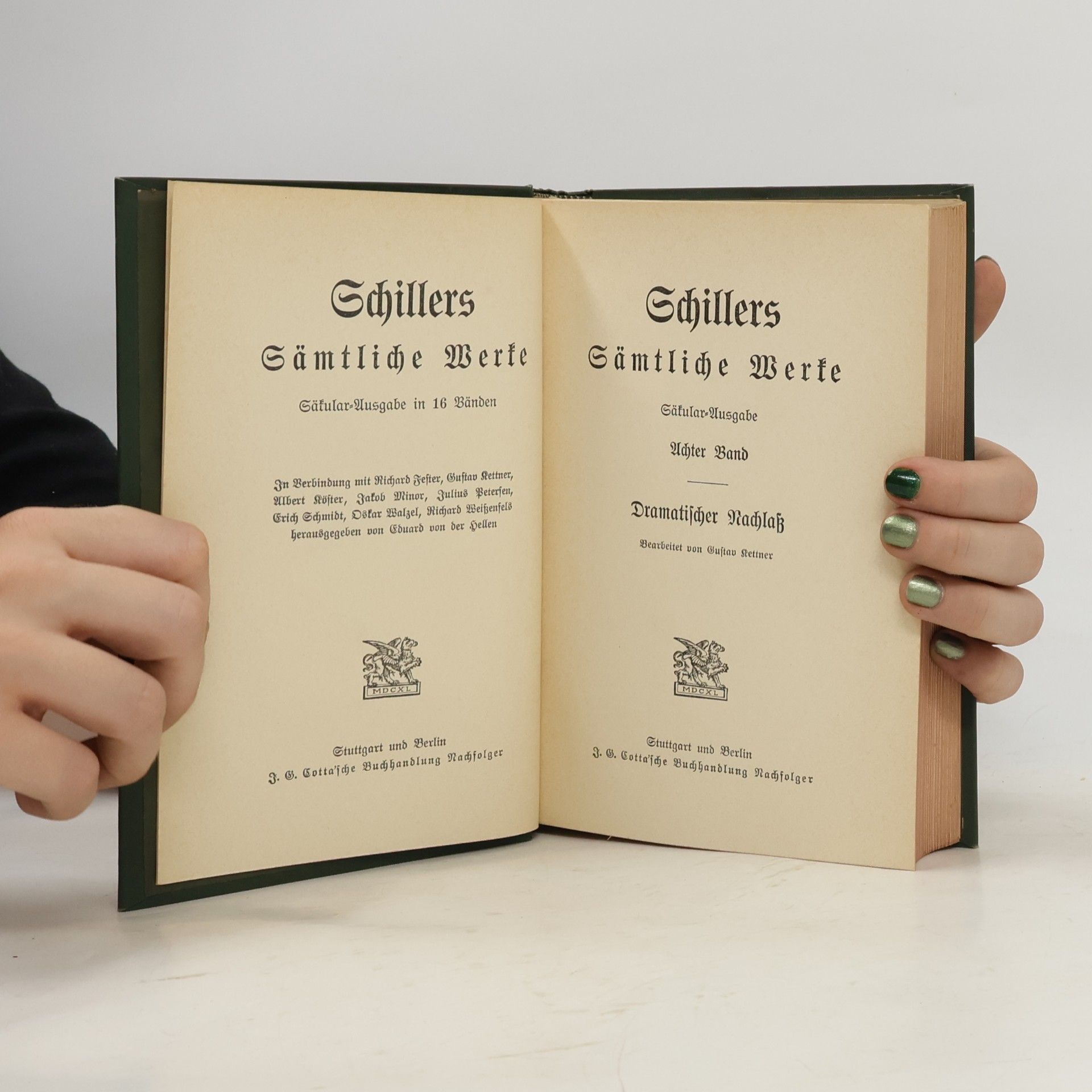 Friedrich Schiller Schillers sämtliche Werke. Band 8