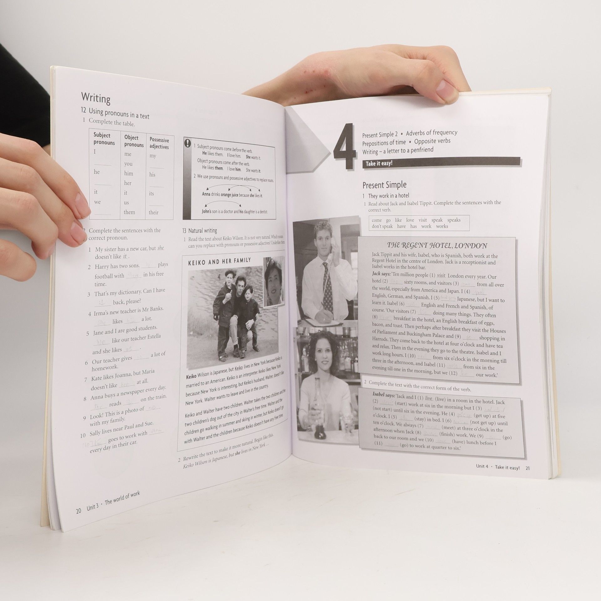 Liz Soars New Headway English Course: Elementary Workbook with key