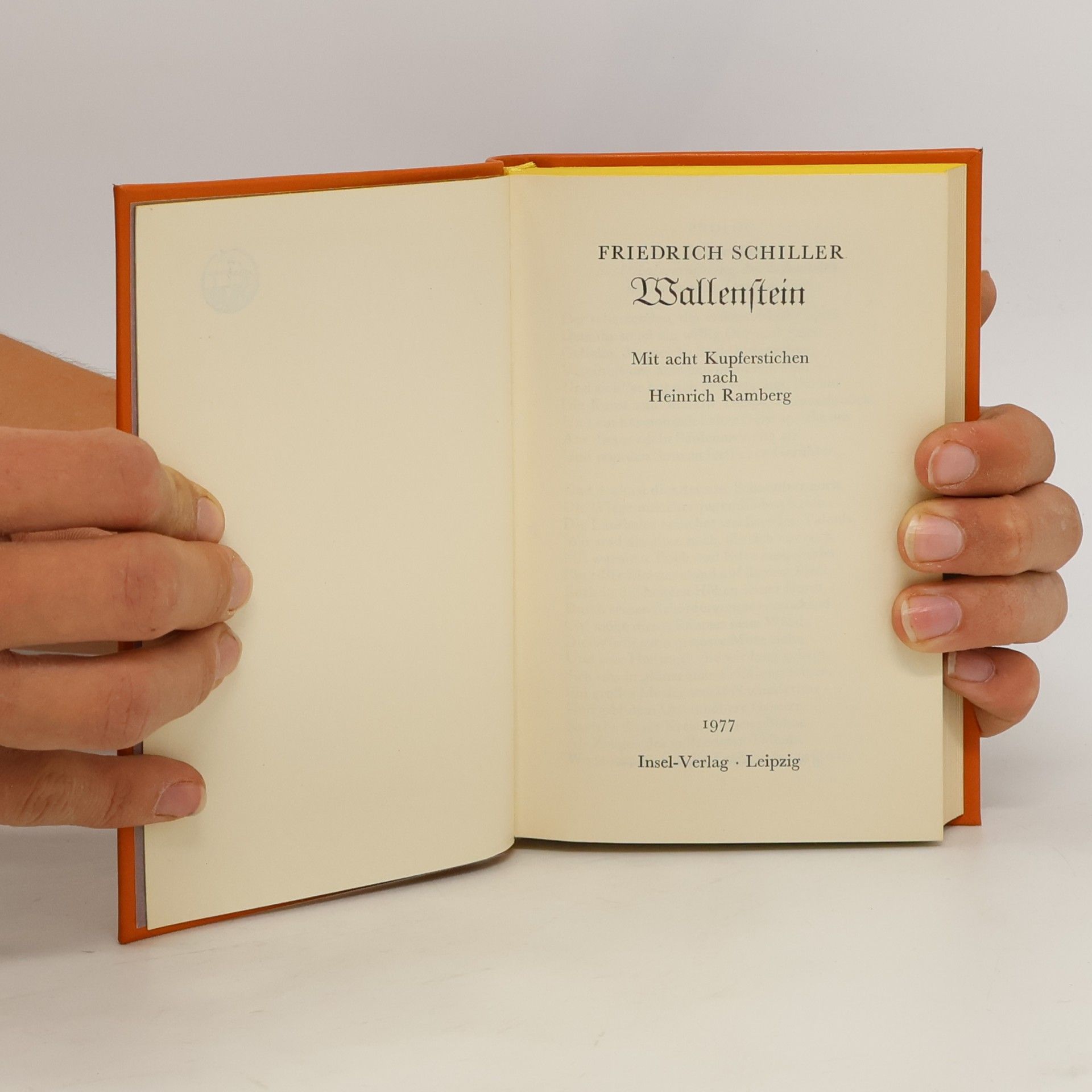 Friedrich Schiller Wallenstein
