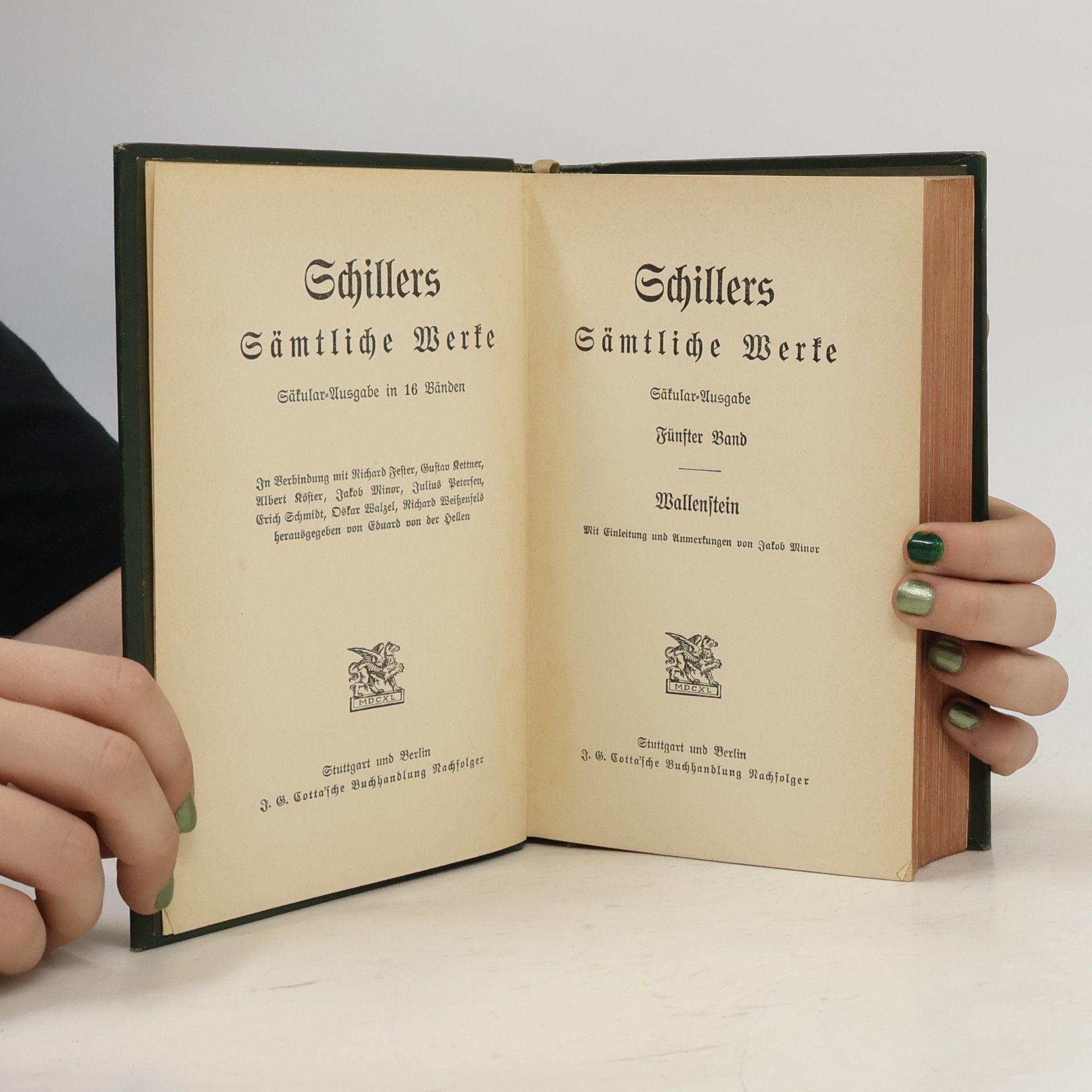 Friedrich Schiller Schillers sämtliche Werke. Band 5