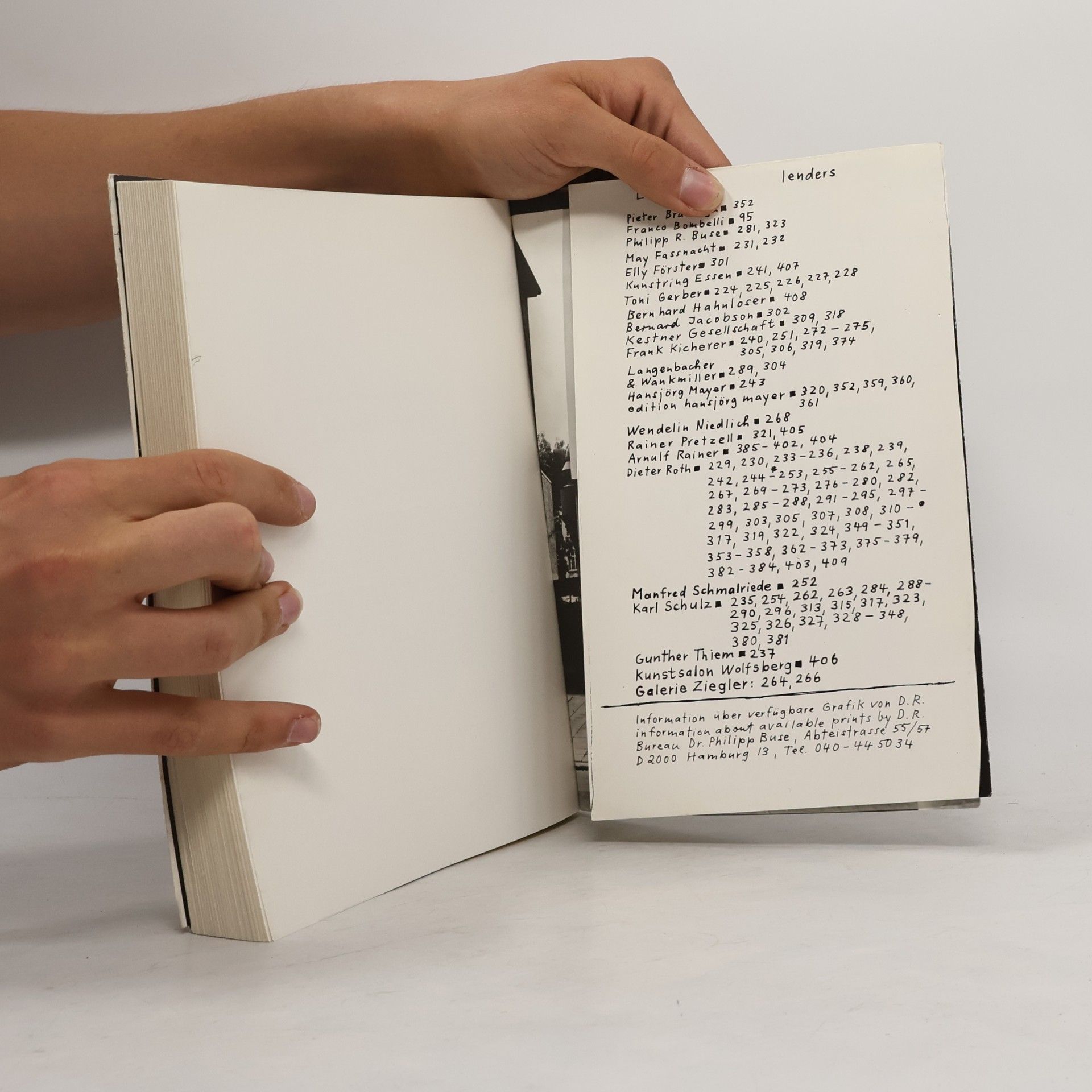Dieter Roth Bücher und Grafik
