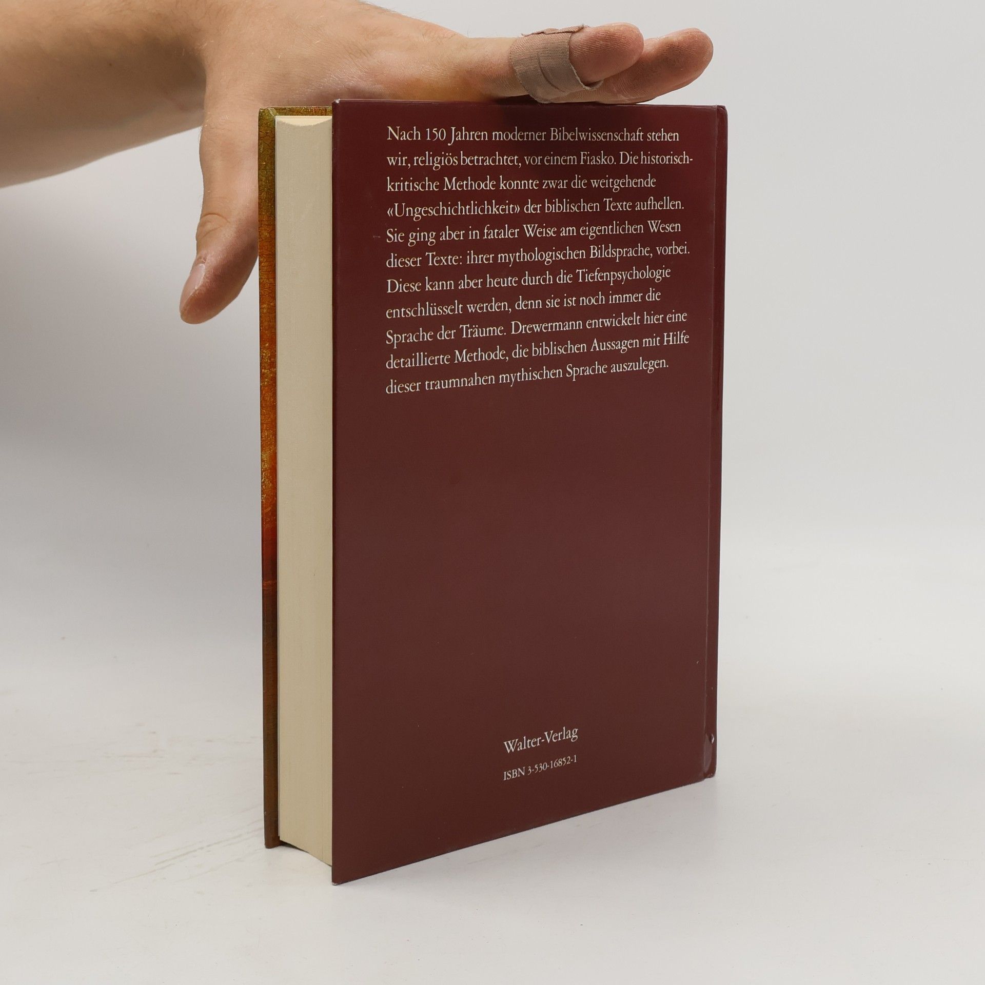 Eugen Drewermann Tiefenpsychologie und Exegese. Band I.