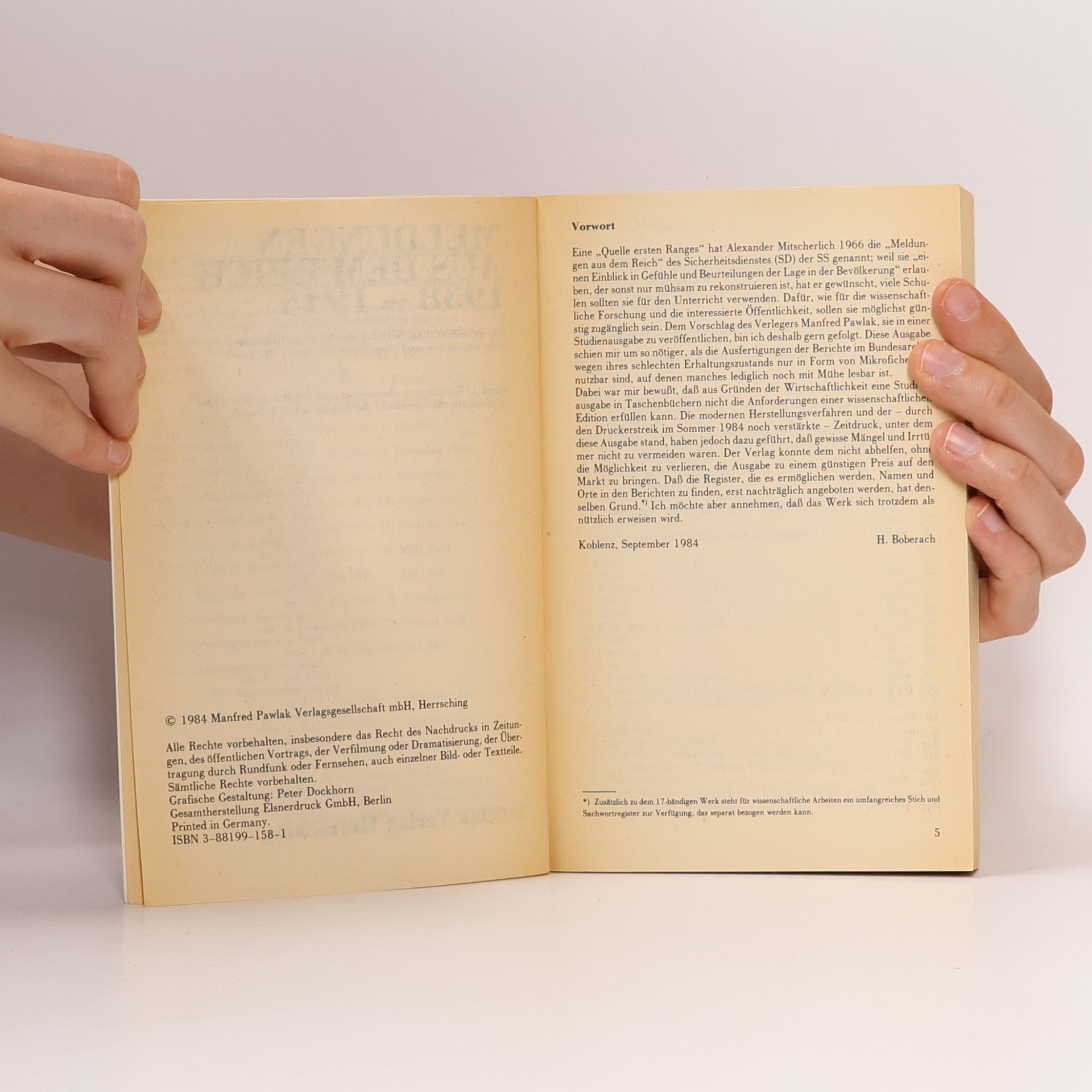 Heinz Boberach Meldungen aus dem Reich, 1938-1945 1