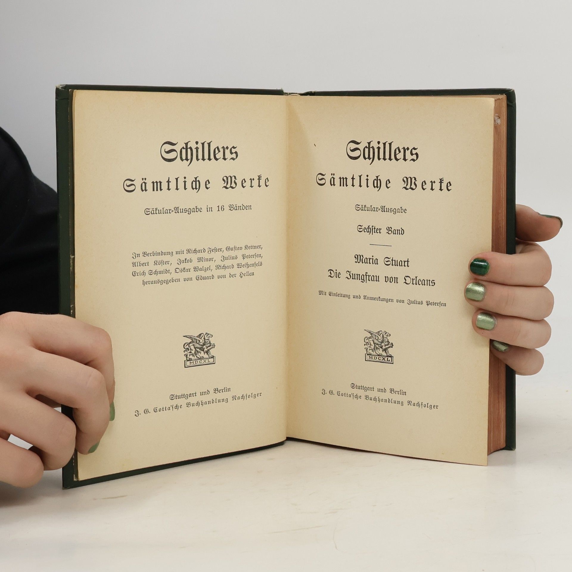 Friedrich Schiller Sämtliche Werke 6