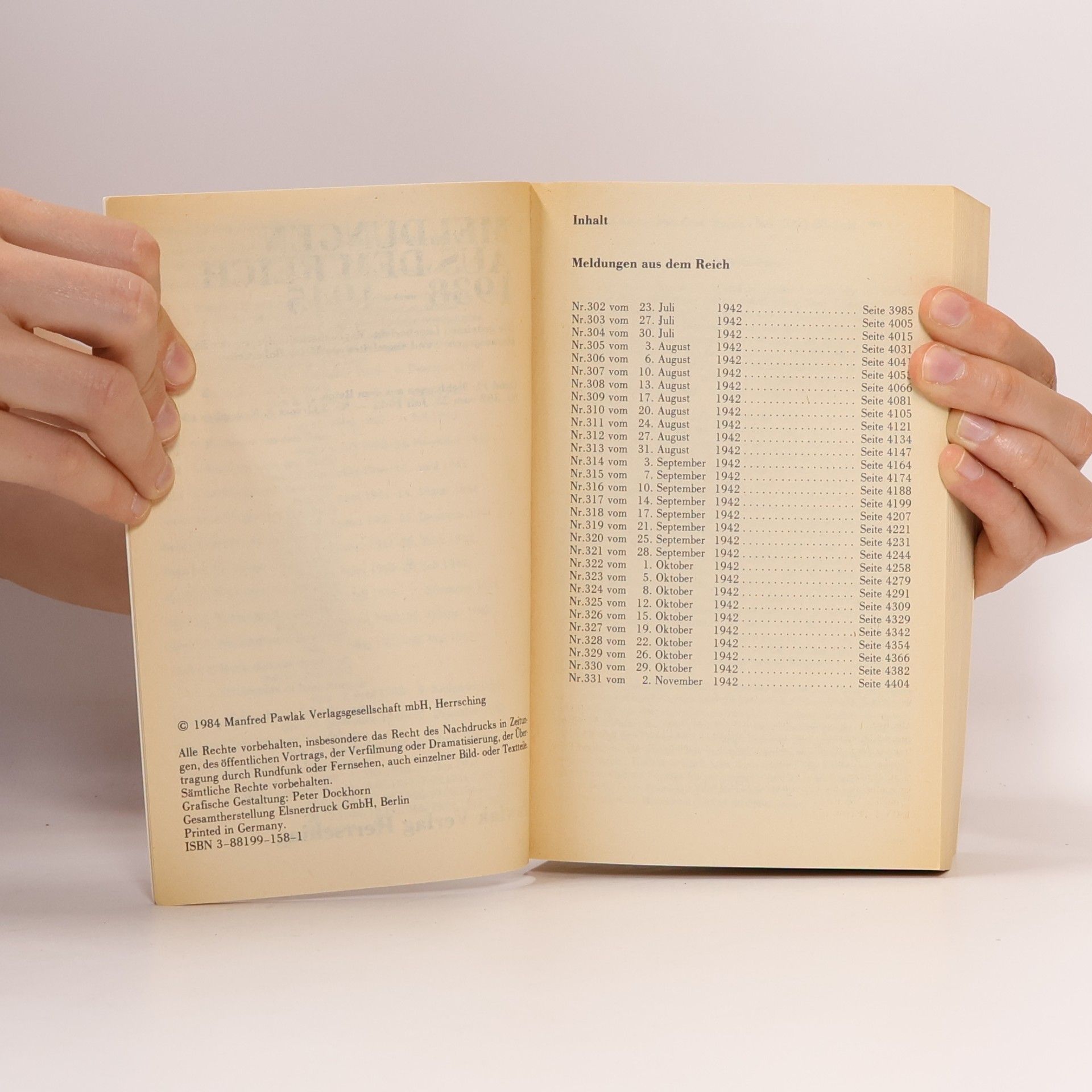 Heinz Boberach Meldungen aus dem Reich, 1938-1945 11
