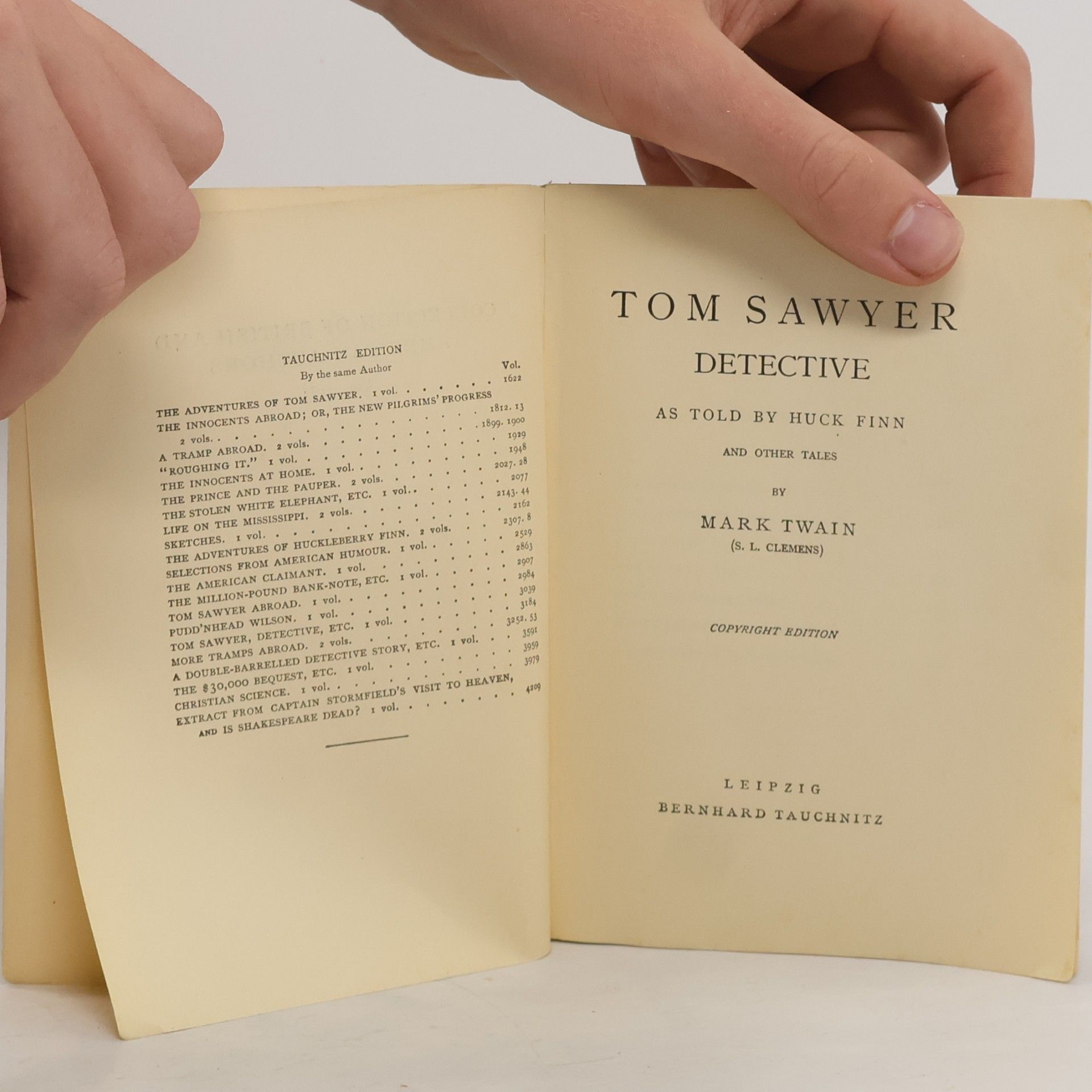 Mark Twain Tom Sawyer detective