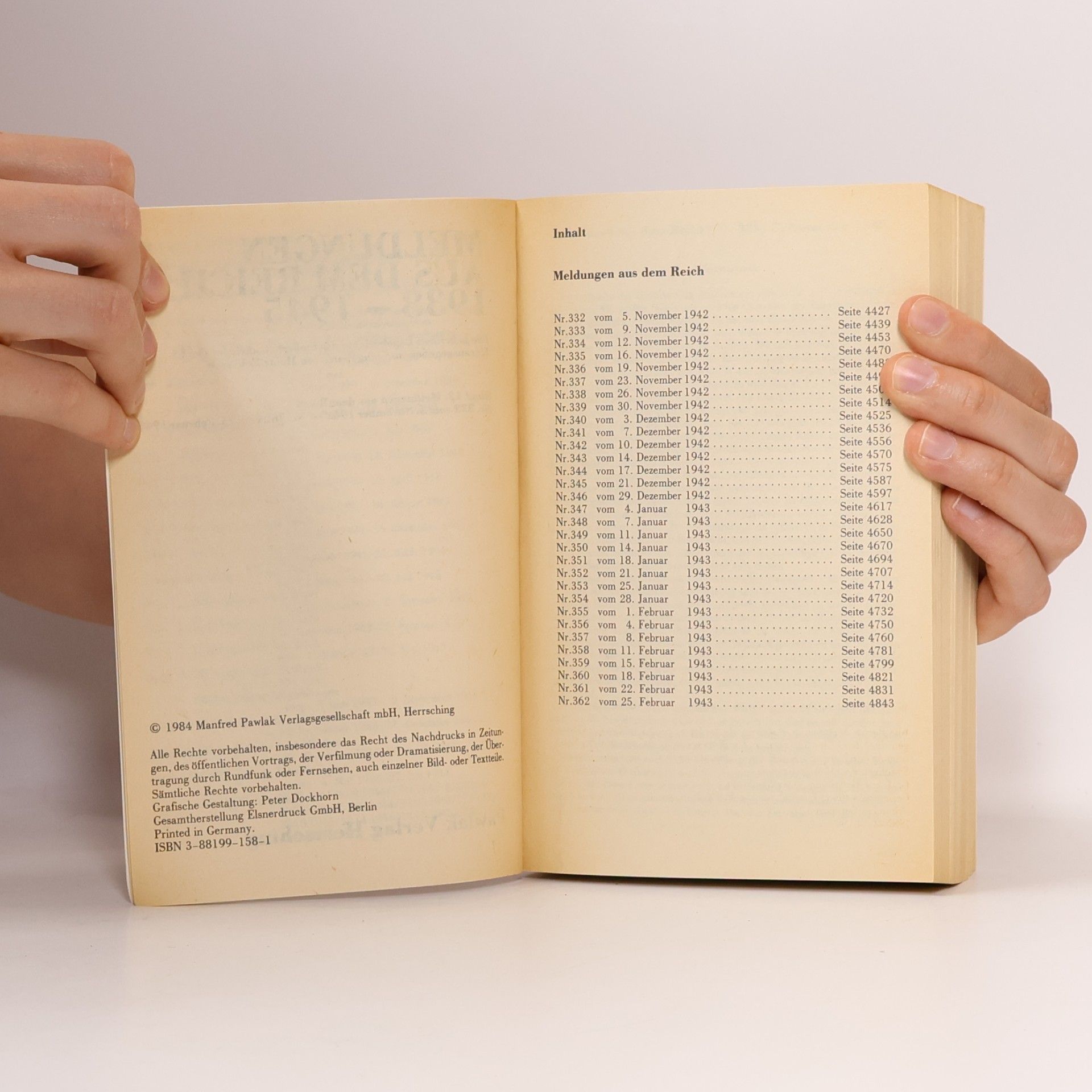 Heinz Boberach Meldungen aus dem Reich, 1938-1945 12