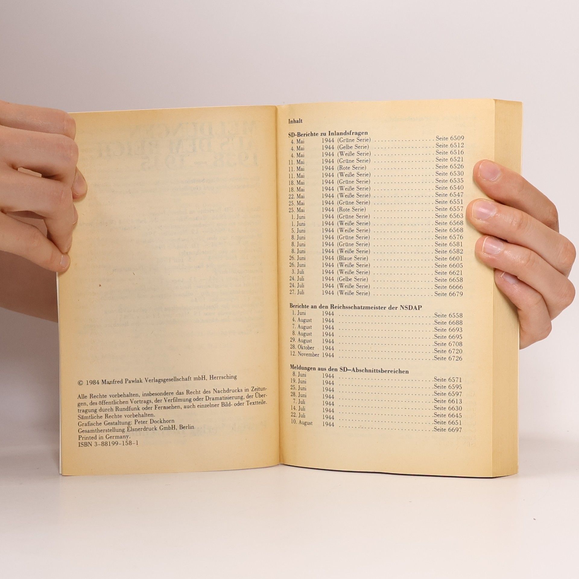 Heinz Boberach Meldungen aus dem Reich, 1938-1945, 17