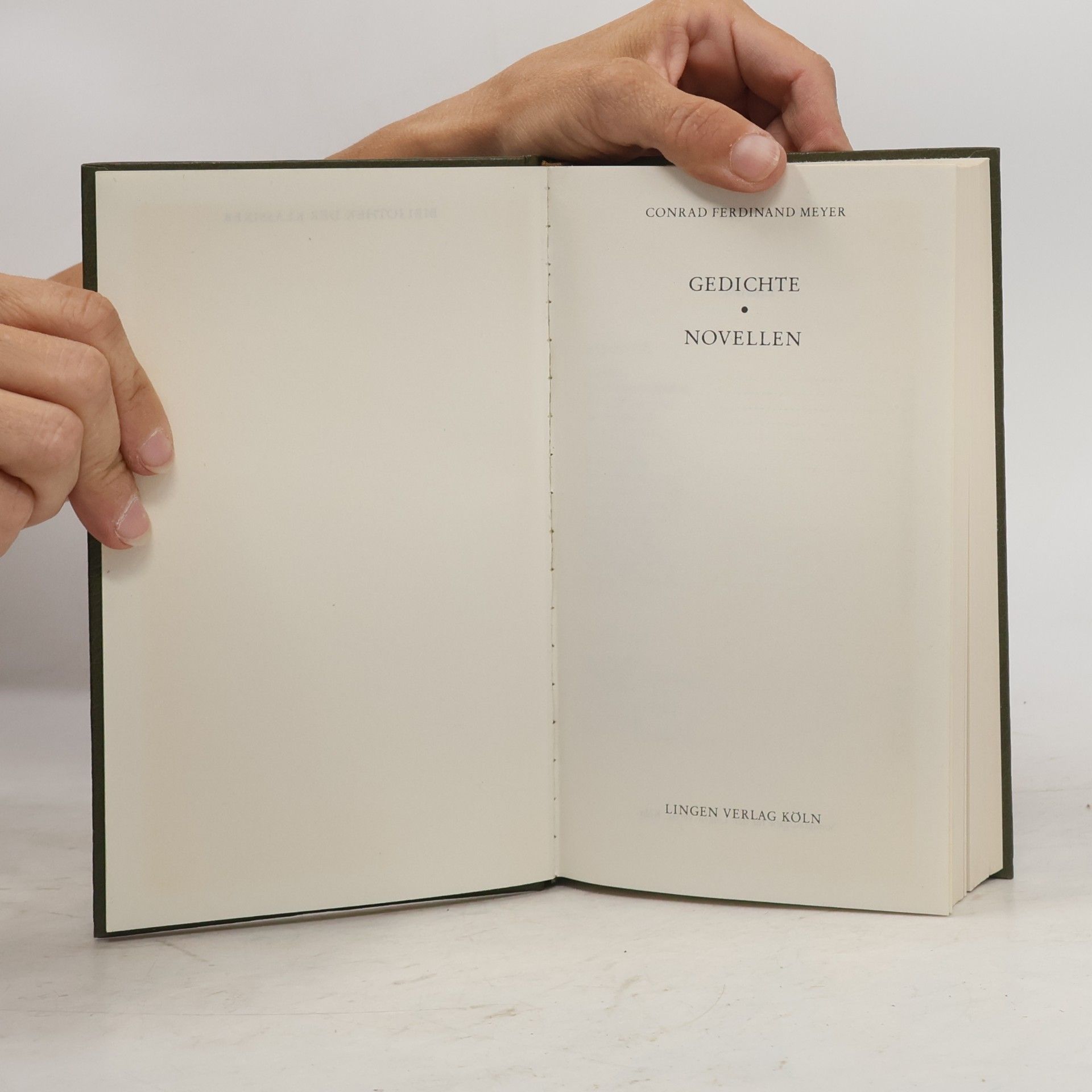 Conrad Ferdinand Meyer Gedichte. Novellen 1