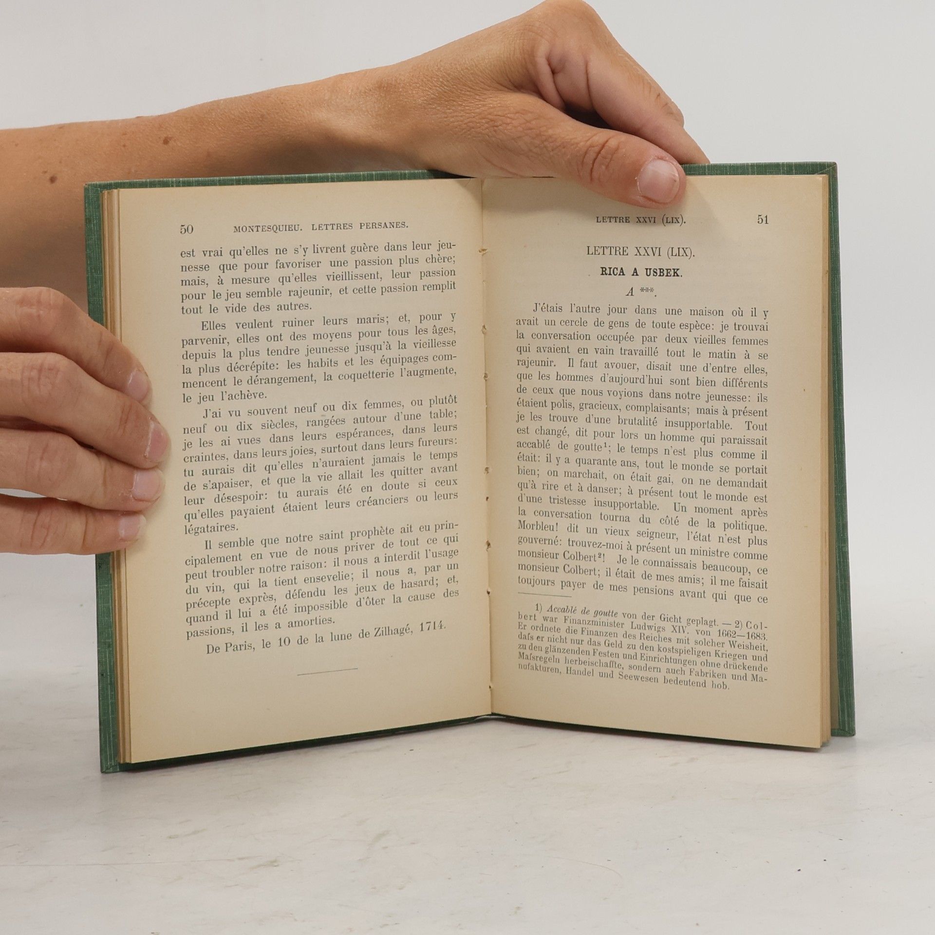 Otto Josupeit Lettres Persanes par Montesquieu