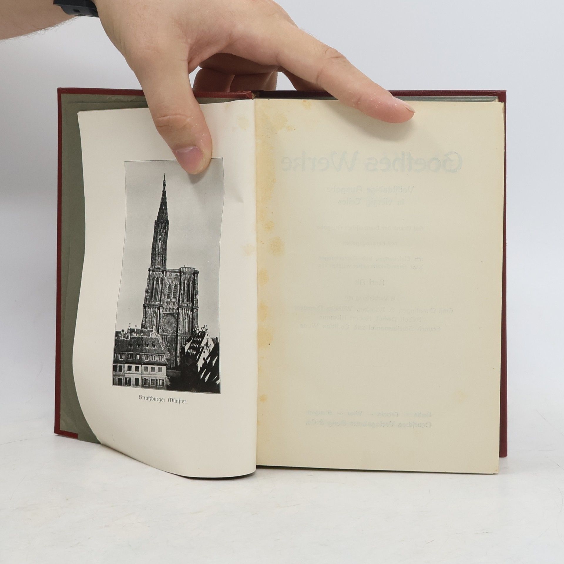 Collectif d'auteurs Goethes Werke 31.
