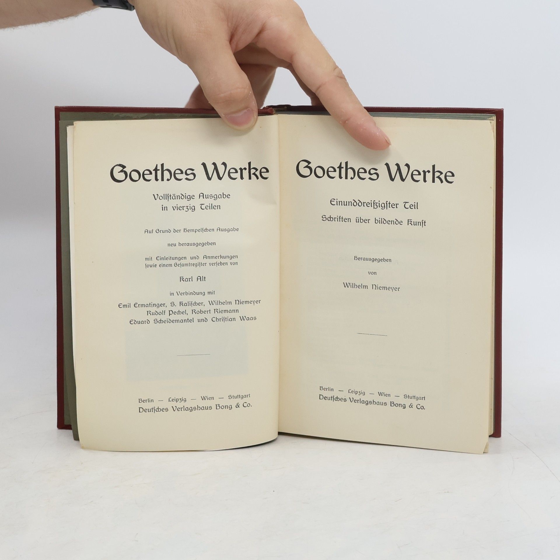 Collectif d'auteurs Goethes Werke 31.