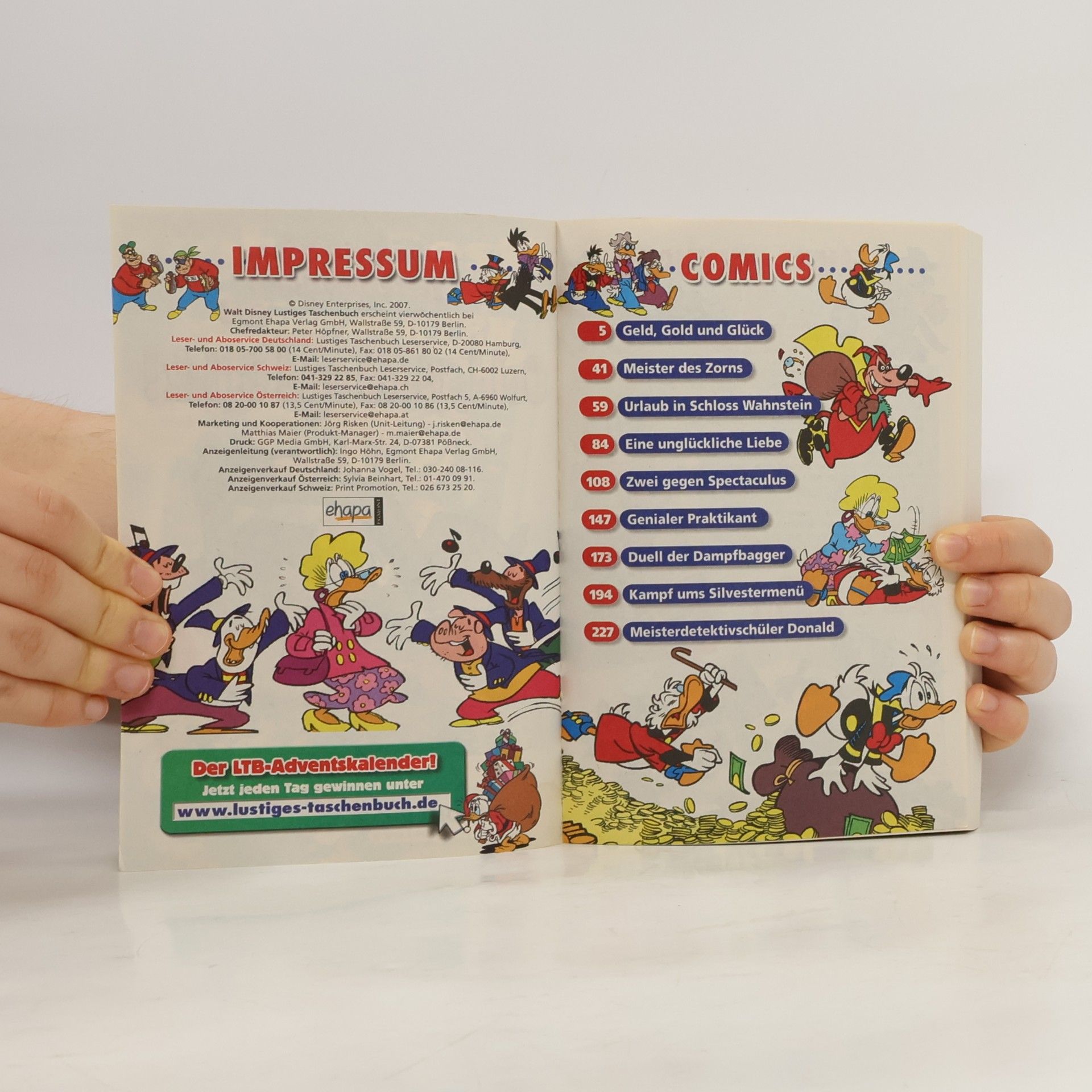 Walt Disney Lustiges Taschenbuch: Geld, Gold und Glück!