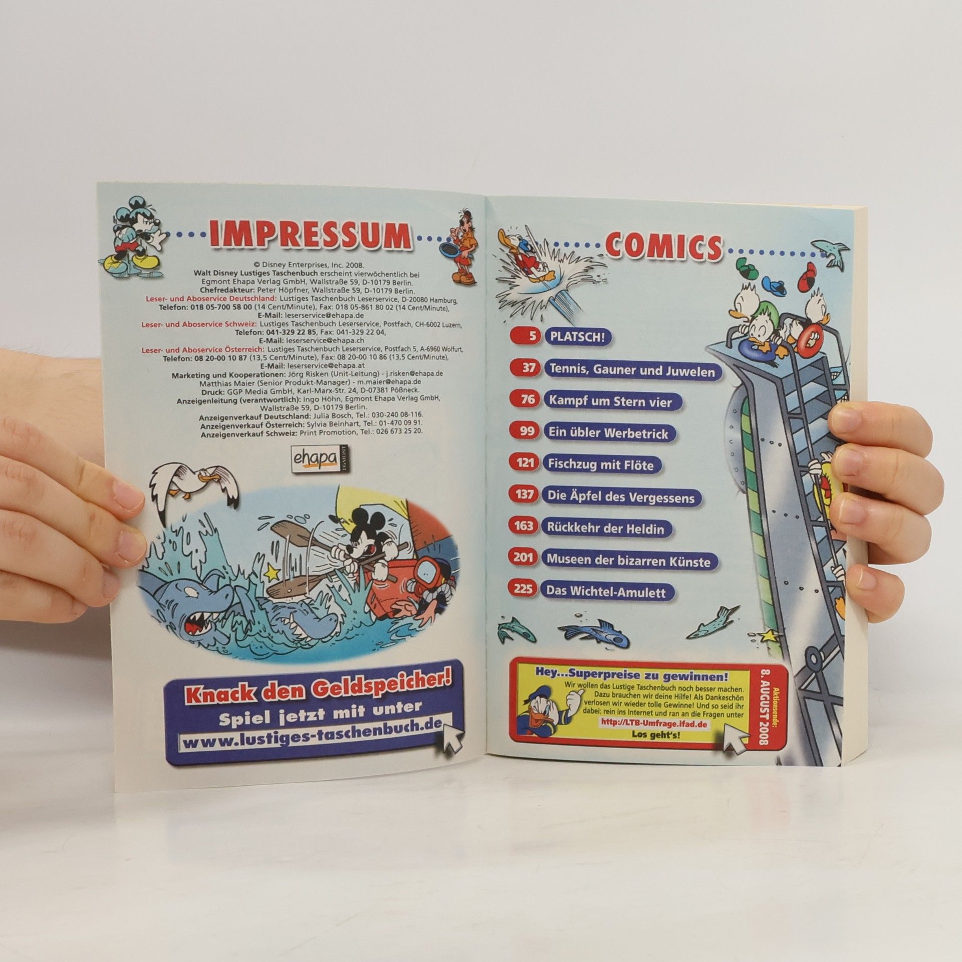 Walt Disney Lustiges Taschenbuch 379. Platsch!