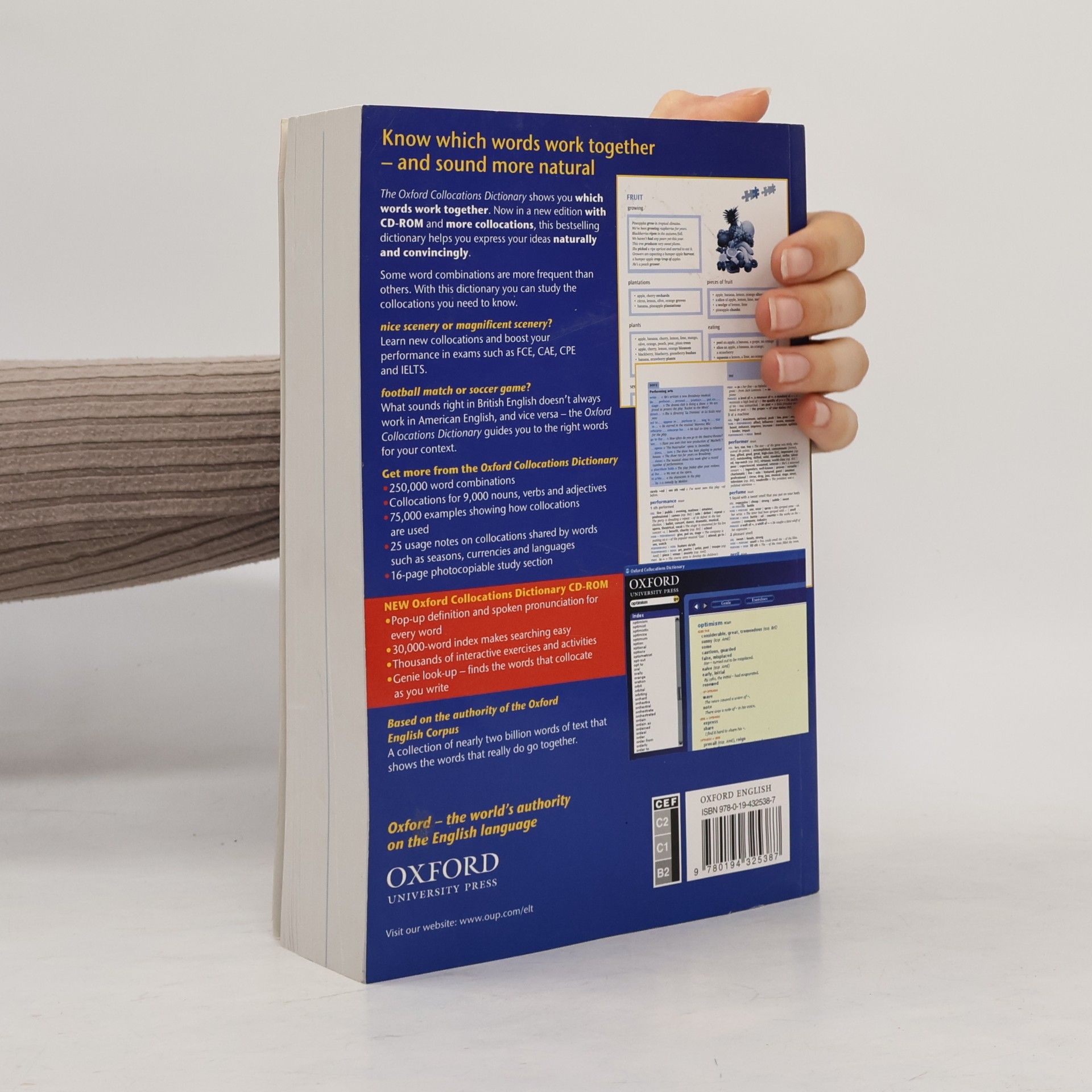Colin McIntosh Oxford collocations dictionary for students of English