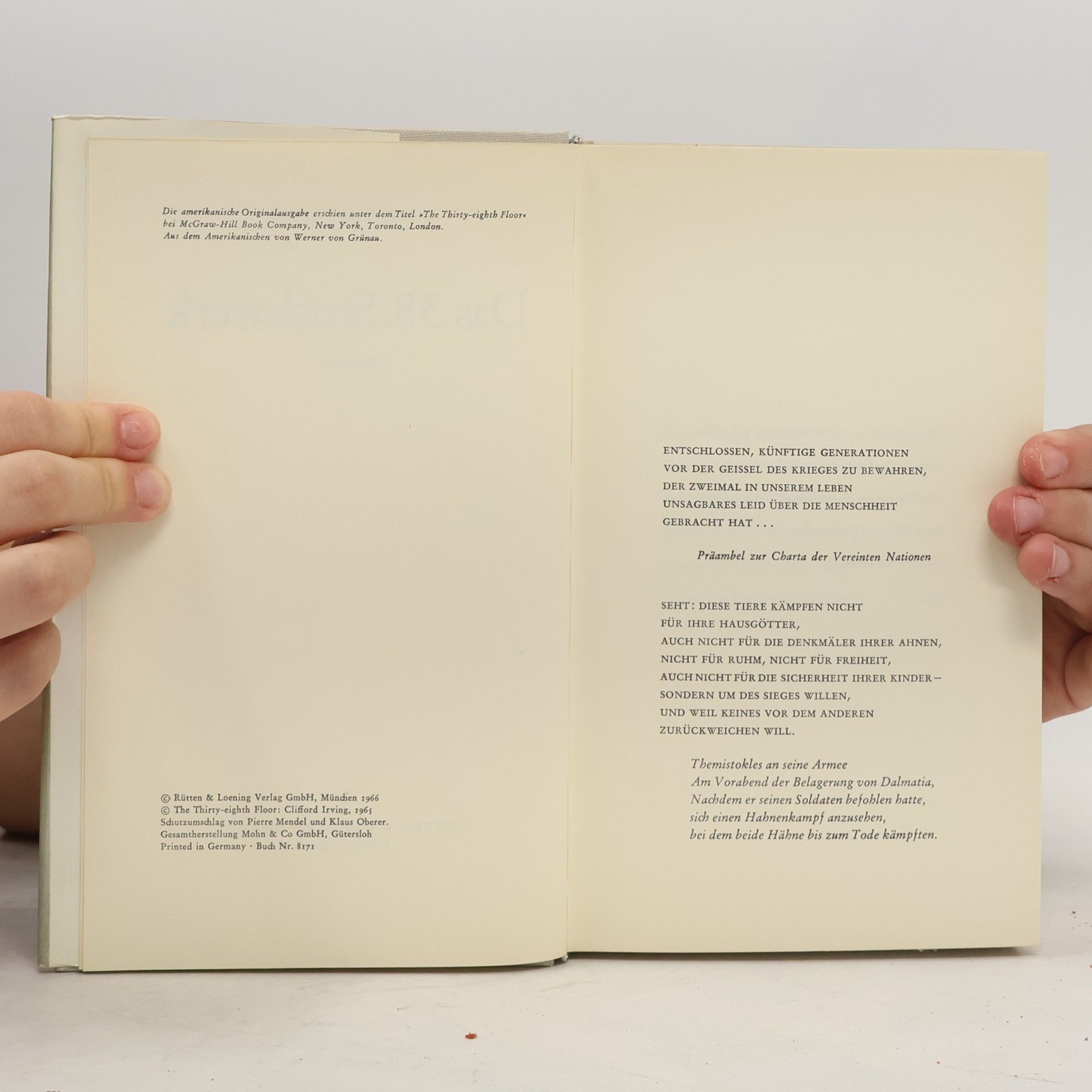 Clifford Irving Das 38. Stockwerk