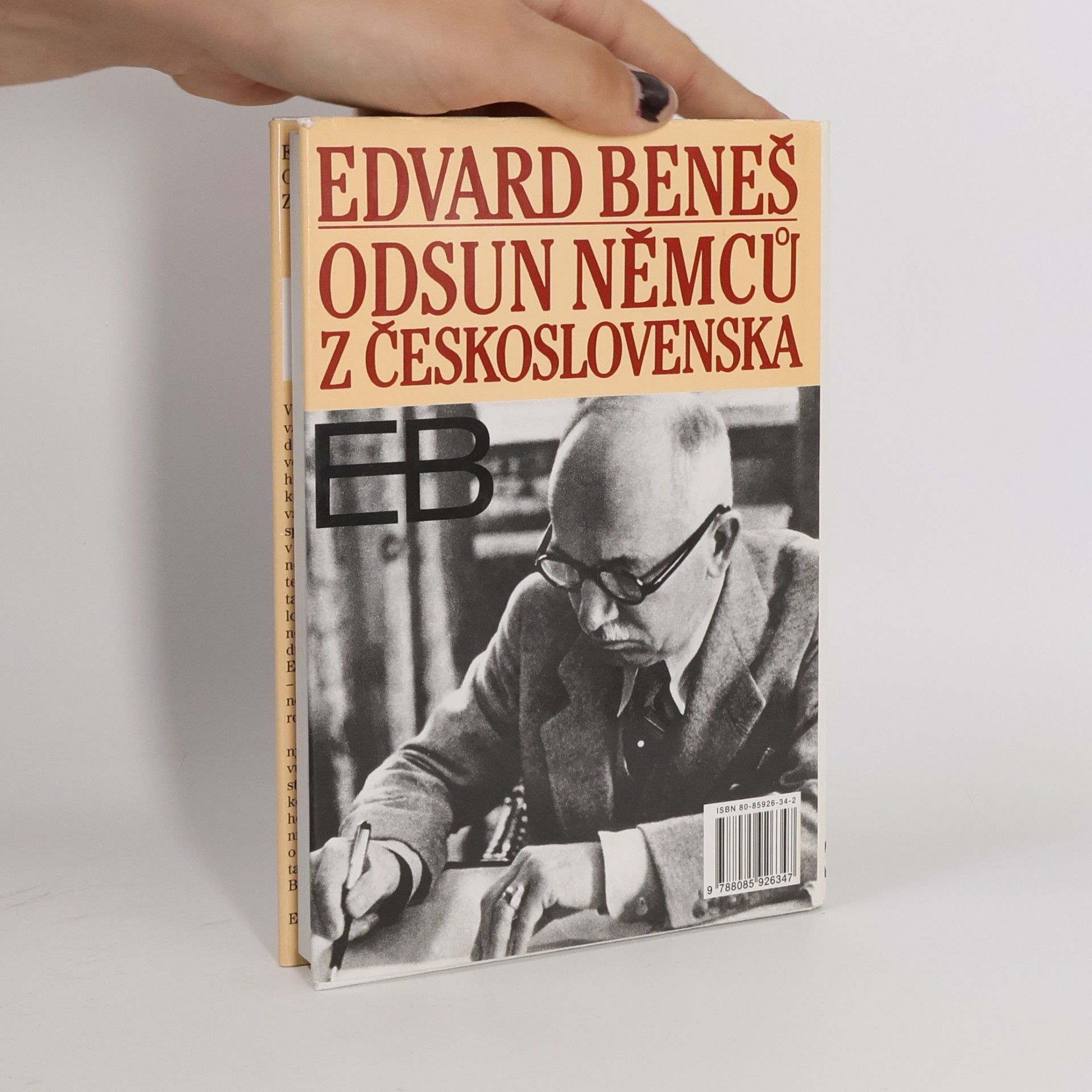 Edvard Beneš Odsun Němců z Československa. Výbor z Pamětí, projevů a dokumentů 1940-1947