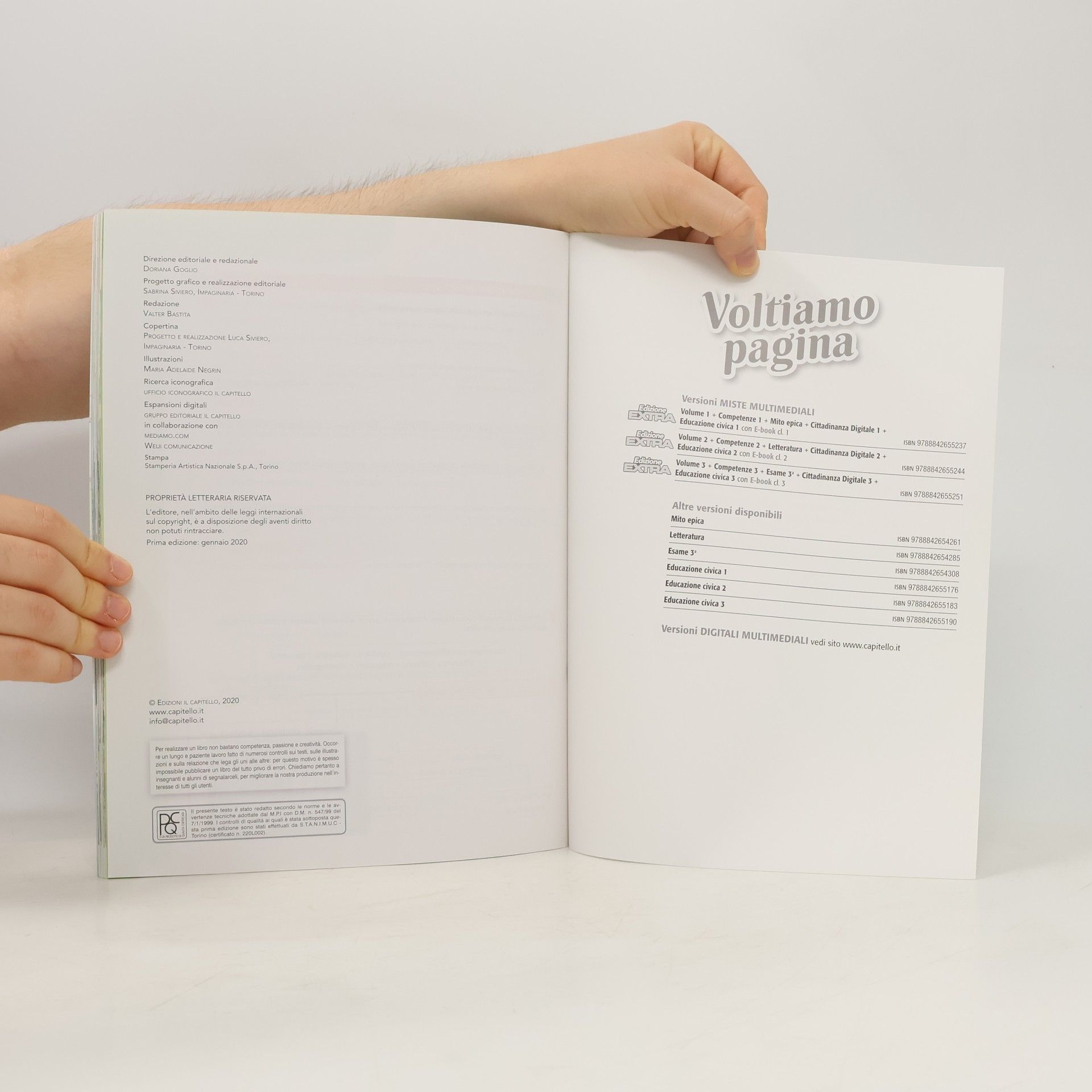 Marcello Giacomelli Voltiamo Pagina. Educazione Civica 3