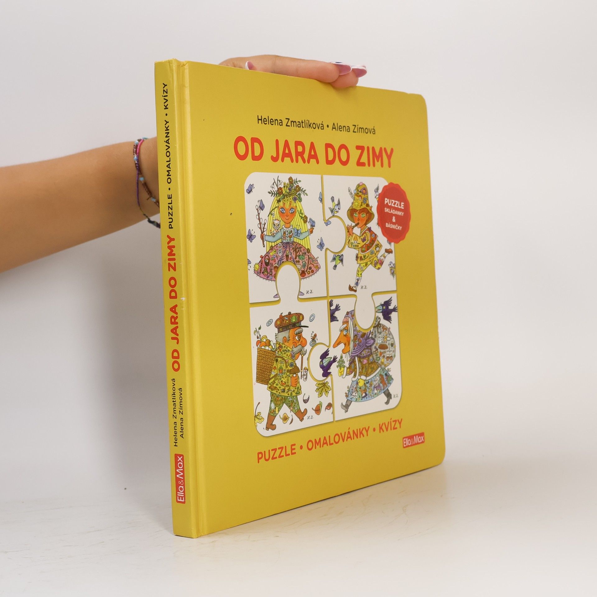 Od jara do zimy: puzzle, omalovánky, kvízy