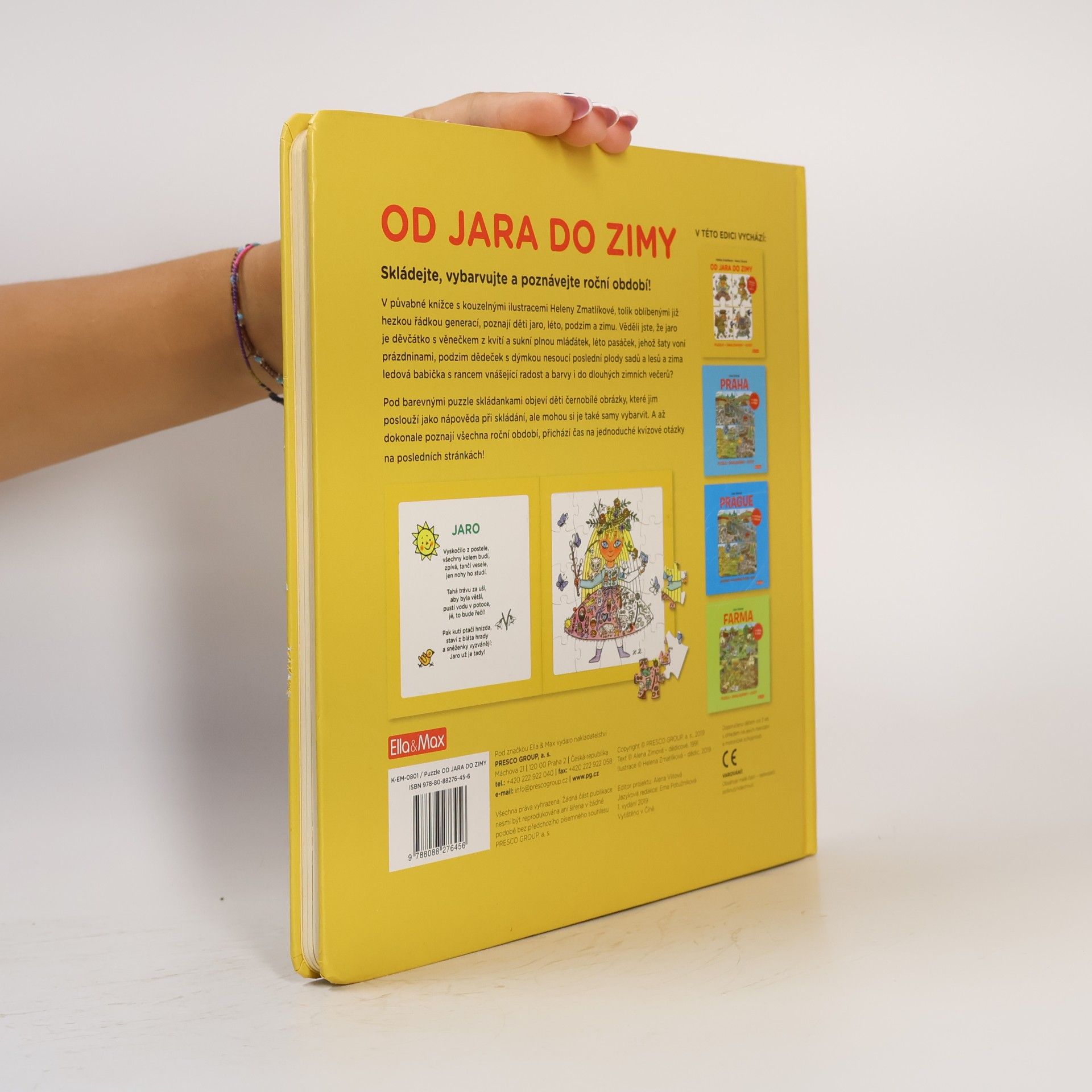 Helena Zmatlíková Od jara do zimy: puzzle, omalovánky, kvízy